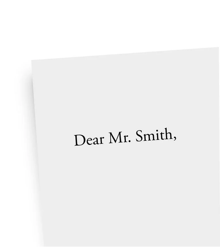 I Want To Be Like You Letter