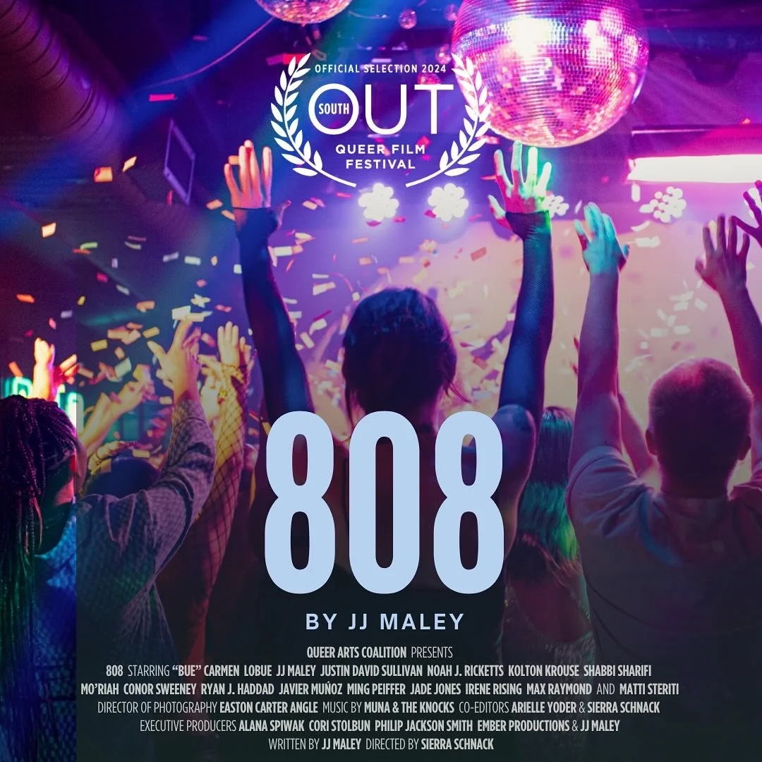 I&rsquo;m happy to announce 808 a short film I shot last year will be playing at OUTSOUTH Queer Film Festival this year! 
This project was one of the highlights of my last year and I am so lucky to have worked with  @sierraschnack and @dailymaley and