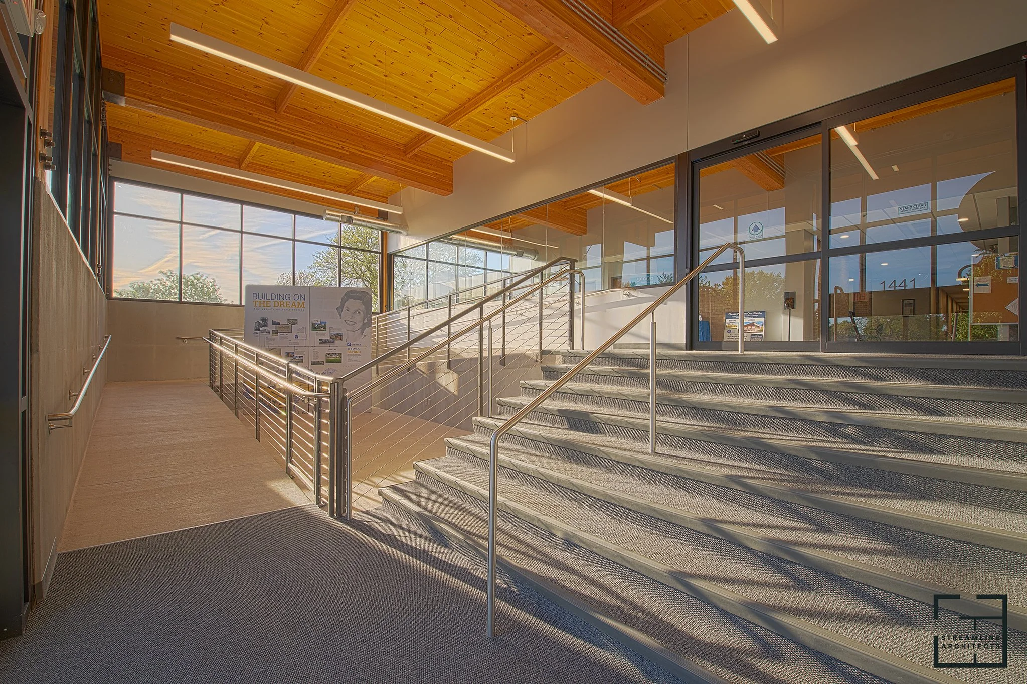 Vera French Clinic vestibule. Photo Credit JMH Photography.