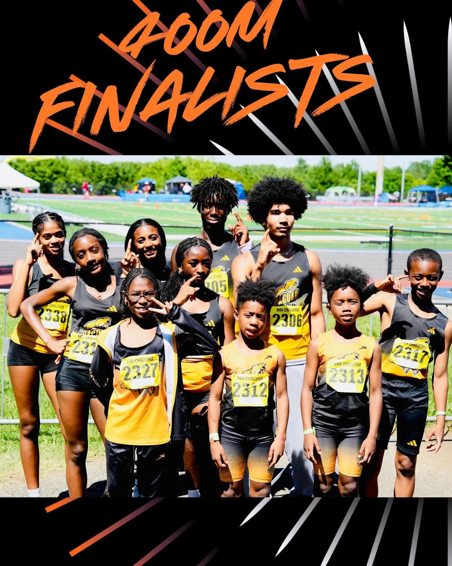 We heard first call 400m finalists and all dem sprint team members came down ready! That&rsquo;s why you there, to show up on Finals Day! Congratulations to these medalists 💛🖤
7/8 Cam Dean
9/10 Ashley Richards &amp; Cole Dean
11/12 Ashley Crew &amp