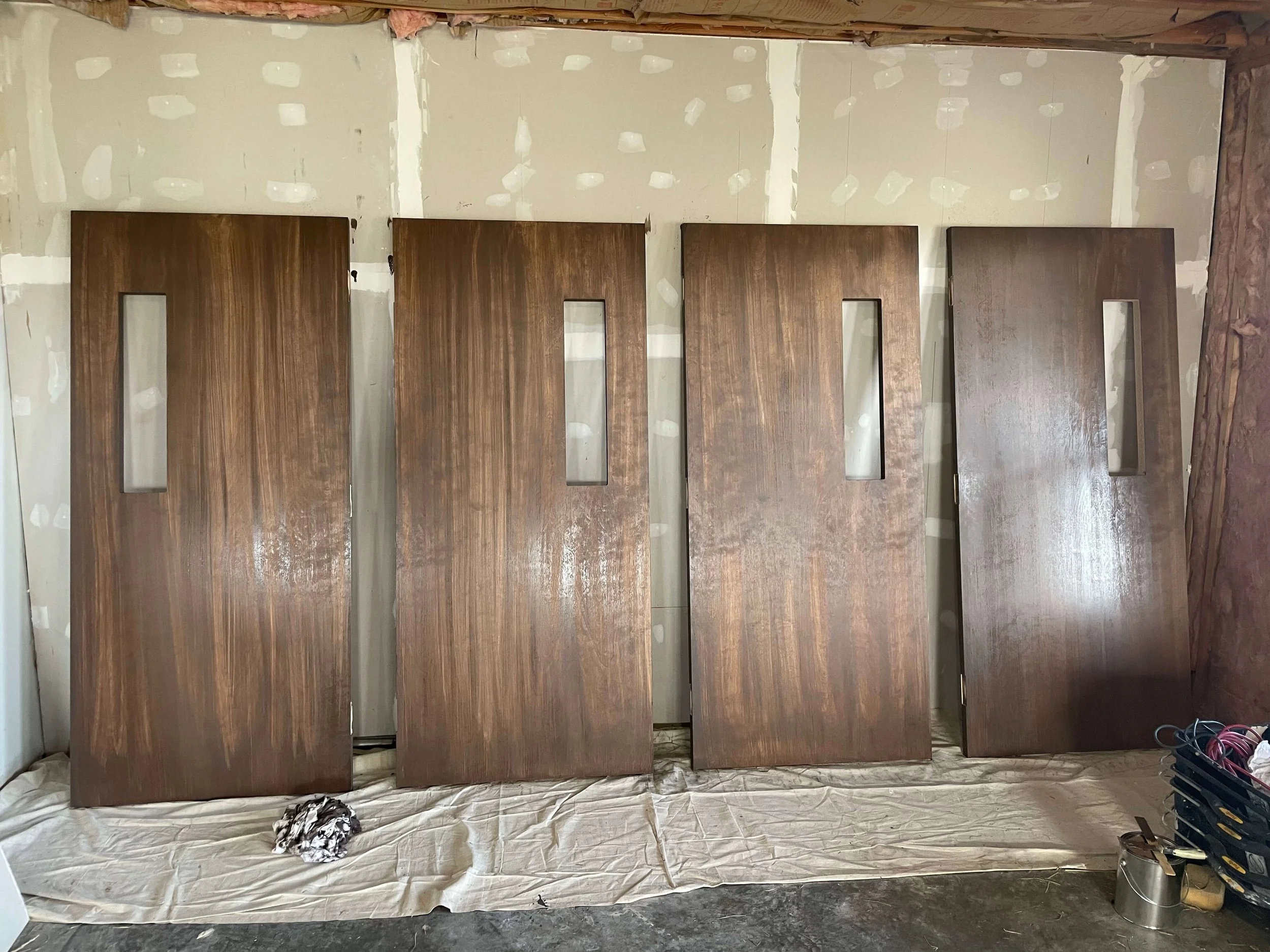 After Door Stain