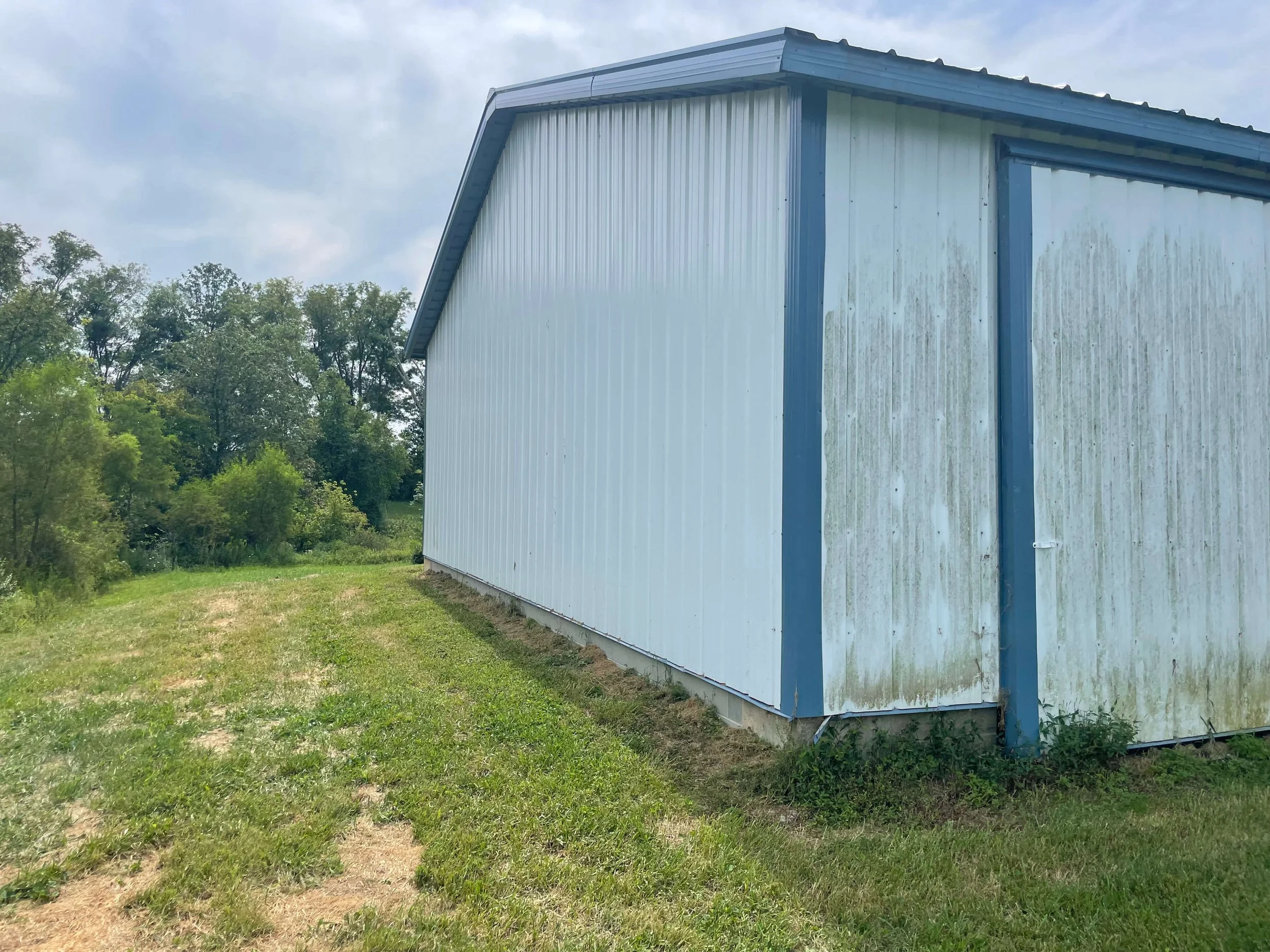 Power washing in-progress