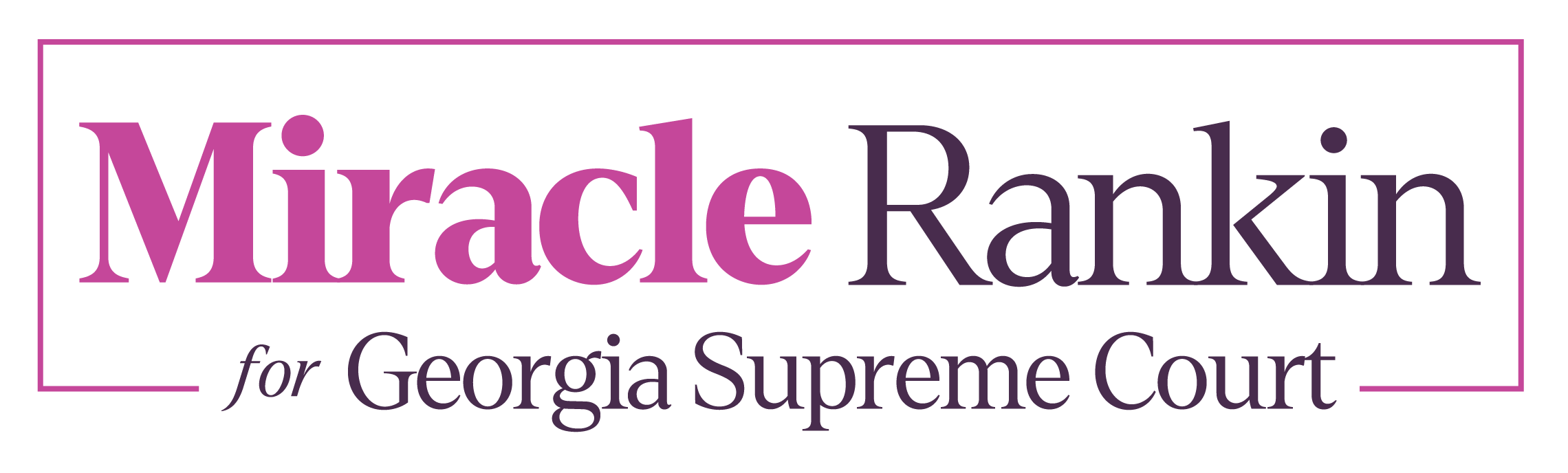 Miracle Rankin for Georgia Supreme Court