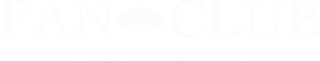 Logo for Fan Club Mandarin Oriental featuring the brand name and a stylized fan graphic.