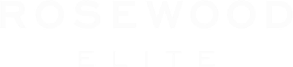 Black background with the white text 'ROSEWOOD ELITE'