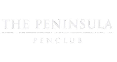 Logo for The Peninsula Pentclub with white text on a black background.
