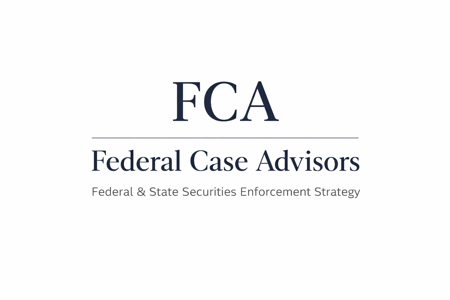 Federal Case Advisory