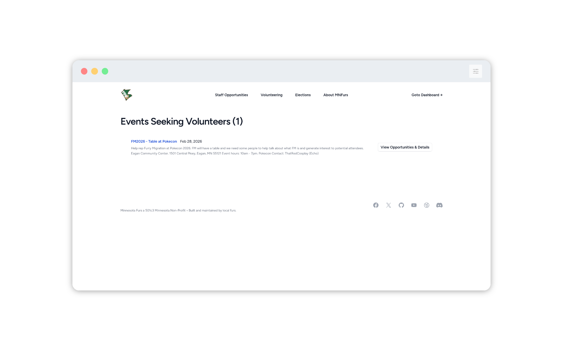 Public Site for Guests