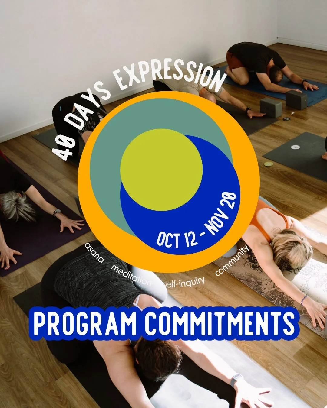 We know that a little accountability can go a long way!

That&rsquo;s why we keep track of two of the program requirements weekly:

* Your completion of 4 yoga classes per week with us, in-studio or virtually

* Your attendance at 1 group meeting per
