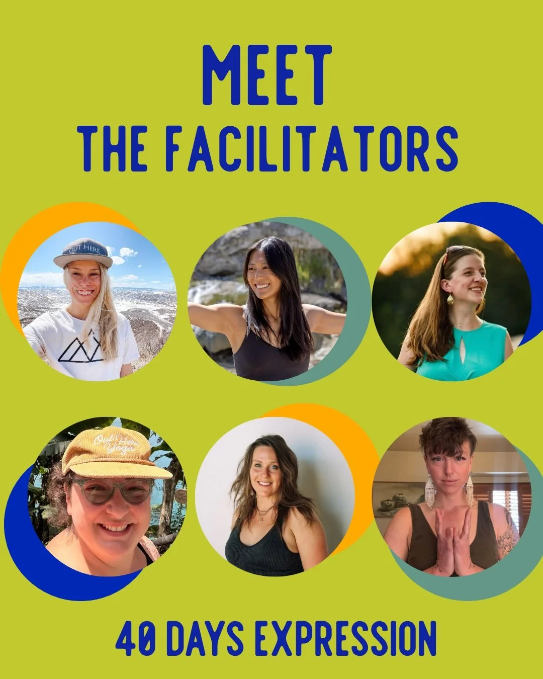 Meet the 40 Days Expression Team!

We begin October 12th!