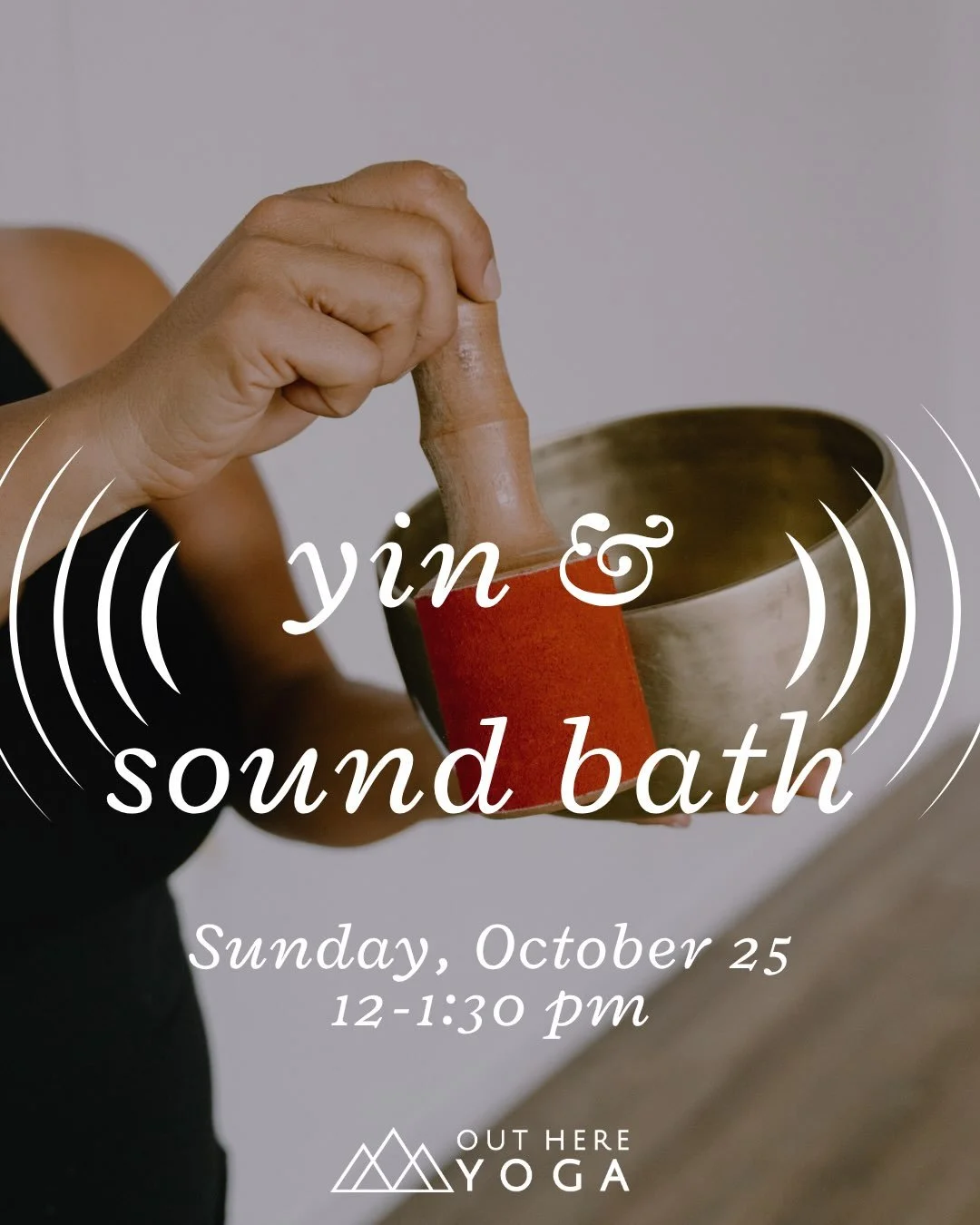 Give yourself permission to slow down. This Yin &amp; Sound Bath Workshop pairs long-held, floor-based poses with soothing sound, creating space to unwind and reconnect with yourself. Settle into stillness, follow your breath, and enjoy time to simpl