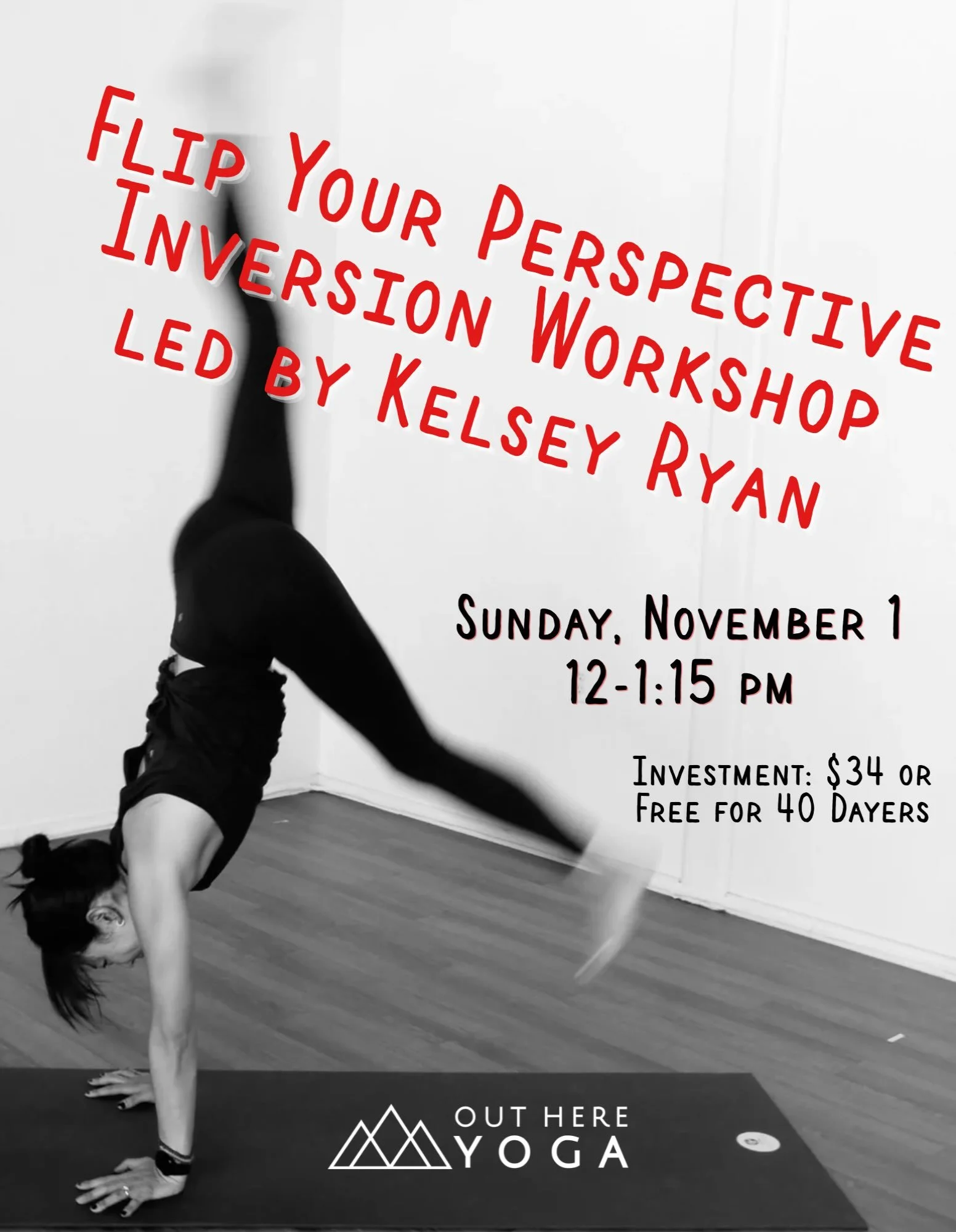Flip your perspective and explore what&rsquo;s possible upside down. Join @kelseyry for an inversion workshop that breaks down the foundations of going upside down with strength, intention, and a sense of play. 

Through targeted drills, alignment ti