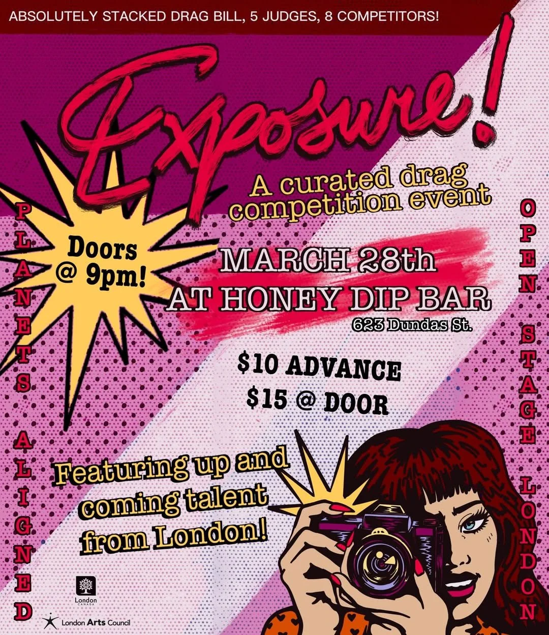 Exposure! A curated drag competition event
