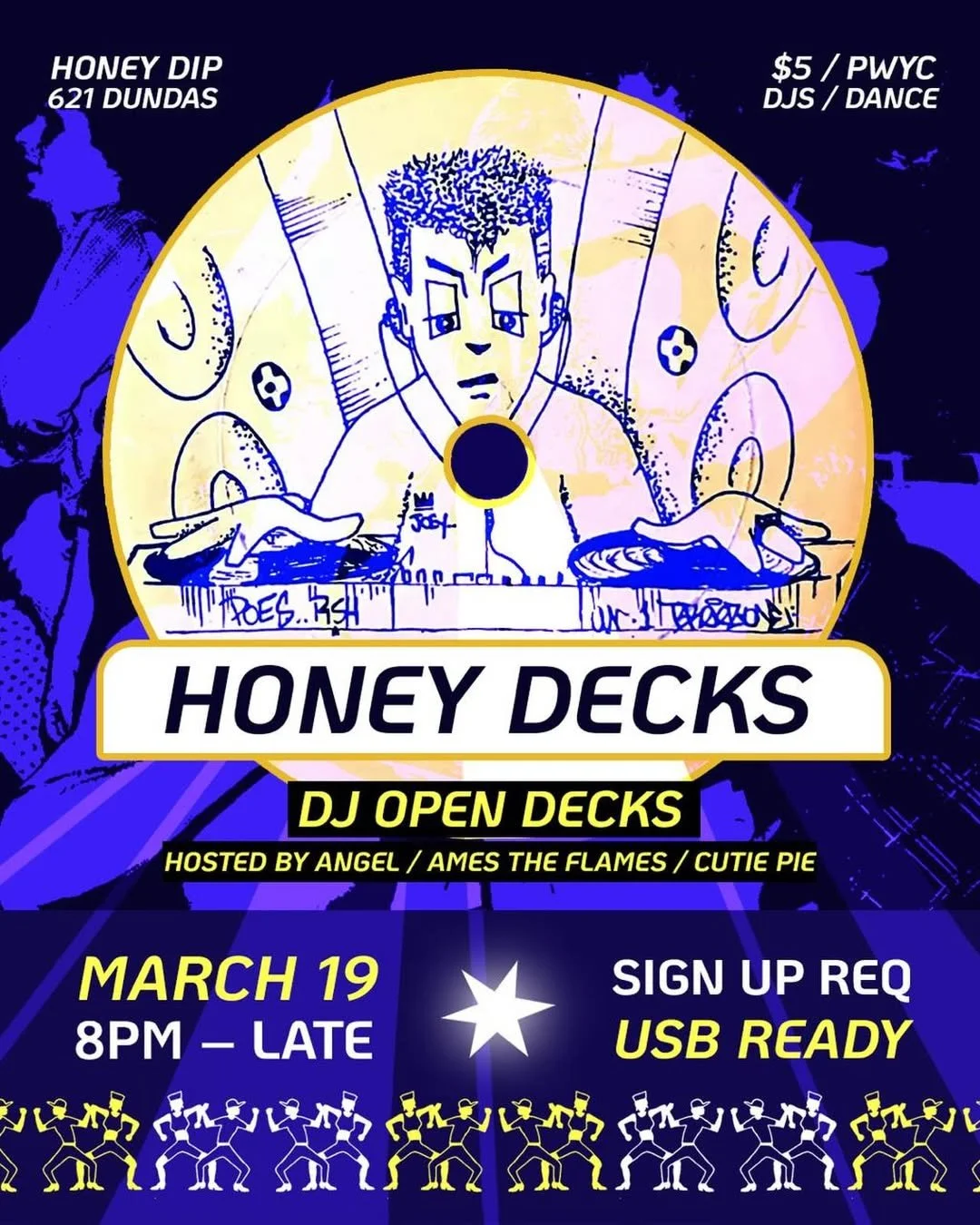 DJ Open Decks w/ Angel, Ames the Flames + Cutie Pie