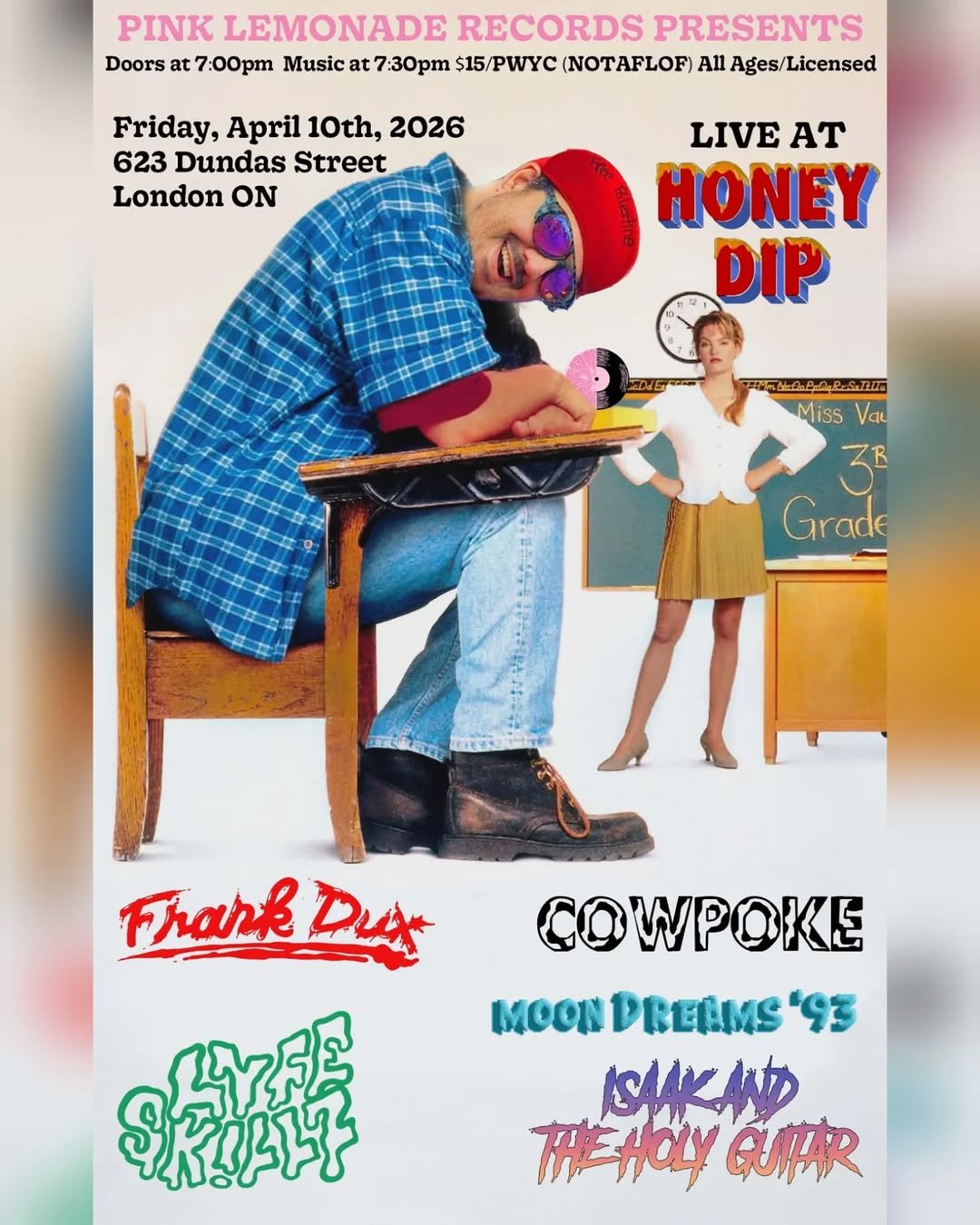 Frank Dux, Cowpoke, Moon Dreams '93, Lyfe Skillz, Isaak and the Holy Guitar