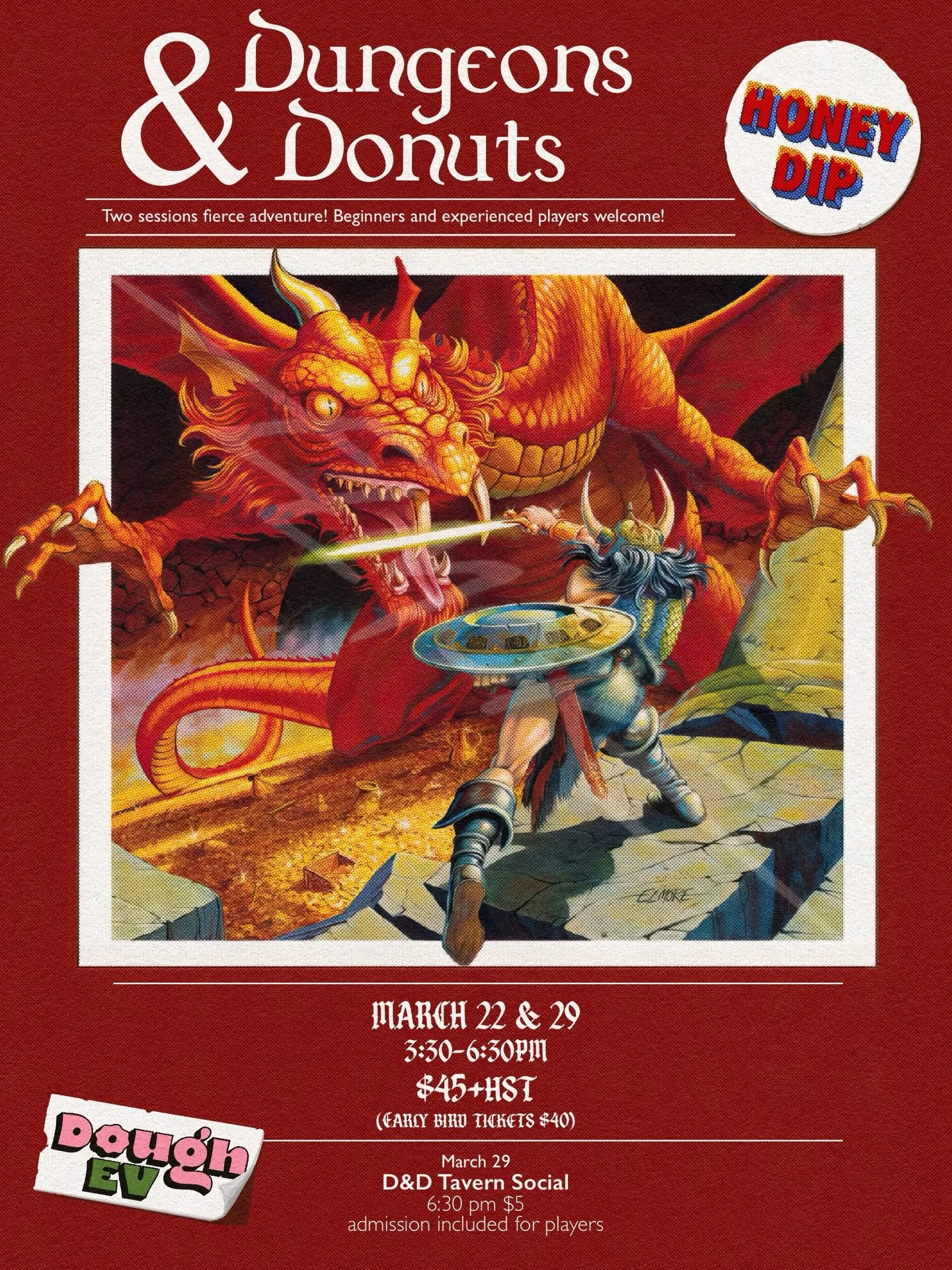 Hear ye! Hear ye! Calling all wizards, adventures and sell swords ⚔️ Fear not brave adventurer, all skill and experience levels welcome! 
⚔️
$45 for two nights of fearsome adventure! Early bird tickets $40. Admission price includes two days of play, 