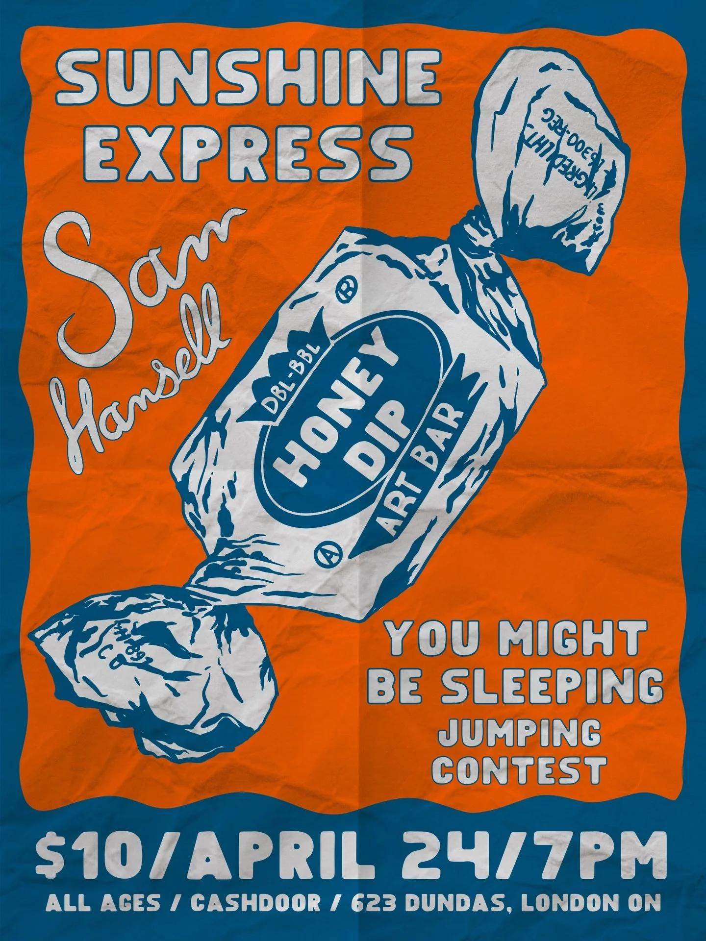 Are you ready to dance? Are you ready to fall in love? Are you ready for S.EX? Sunshine express and Sam Hansel are back at the dip! This time with you might be sleeping and jumping contest. To be clear&hellip;No jumping contest will be held, there wi