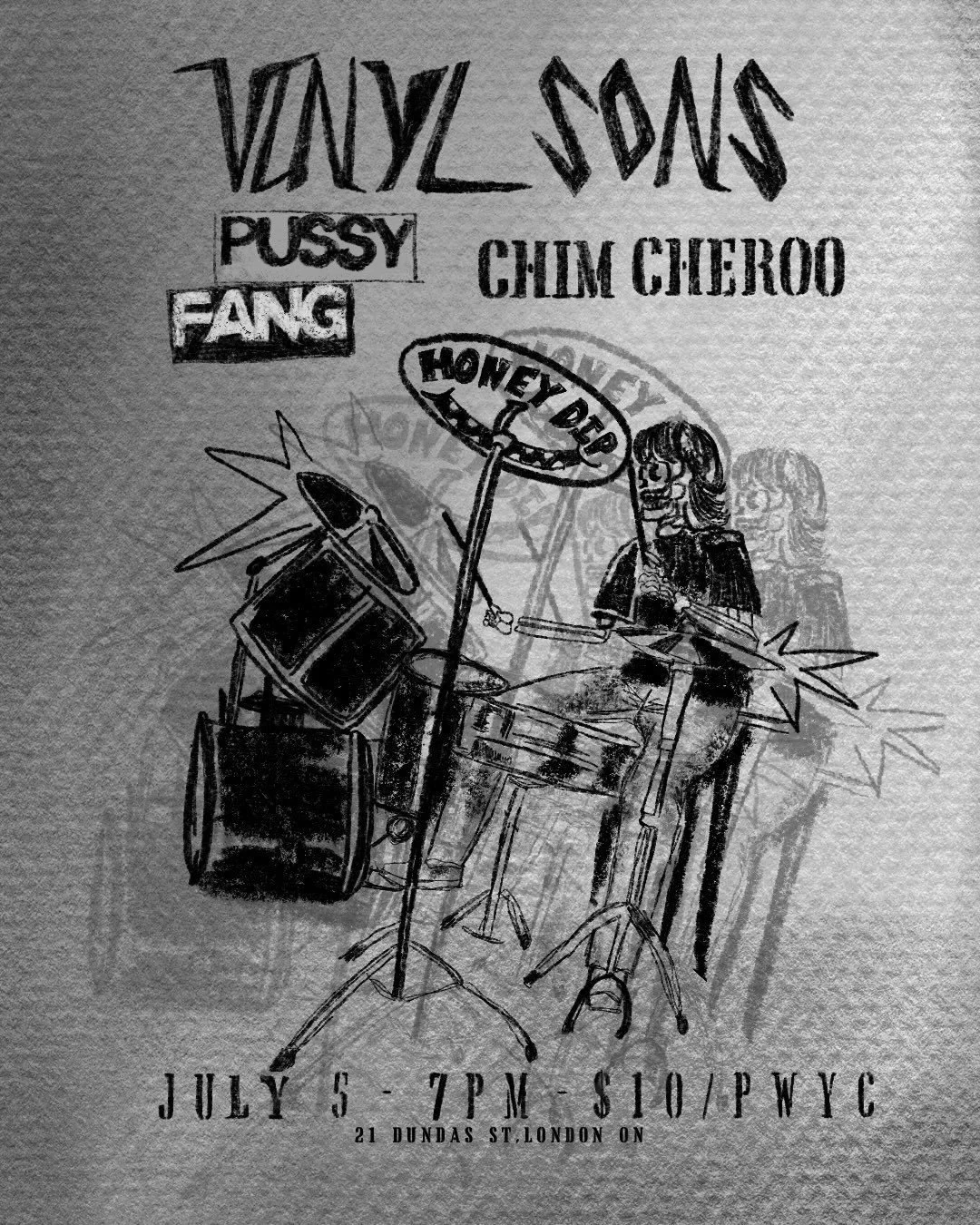 Vinyl Sons / Pussy Fang / Chim Cheio