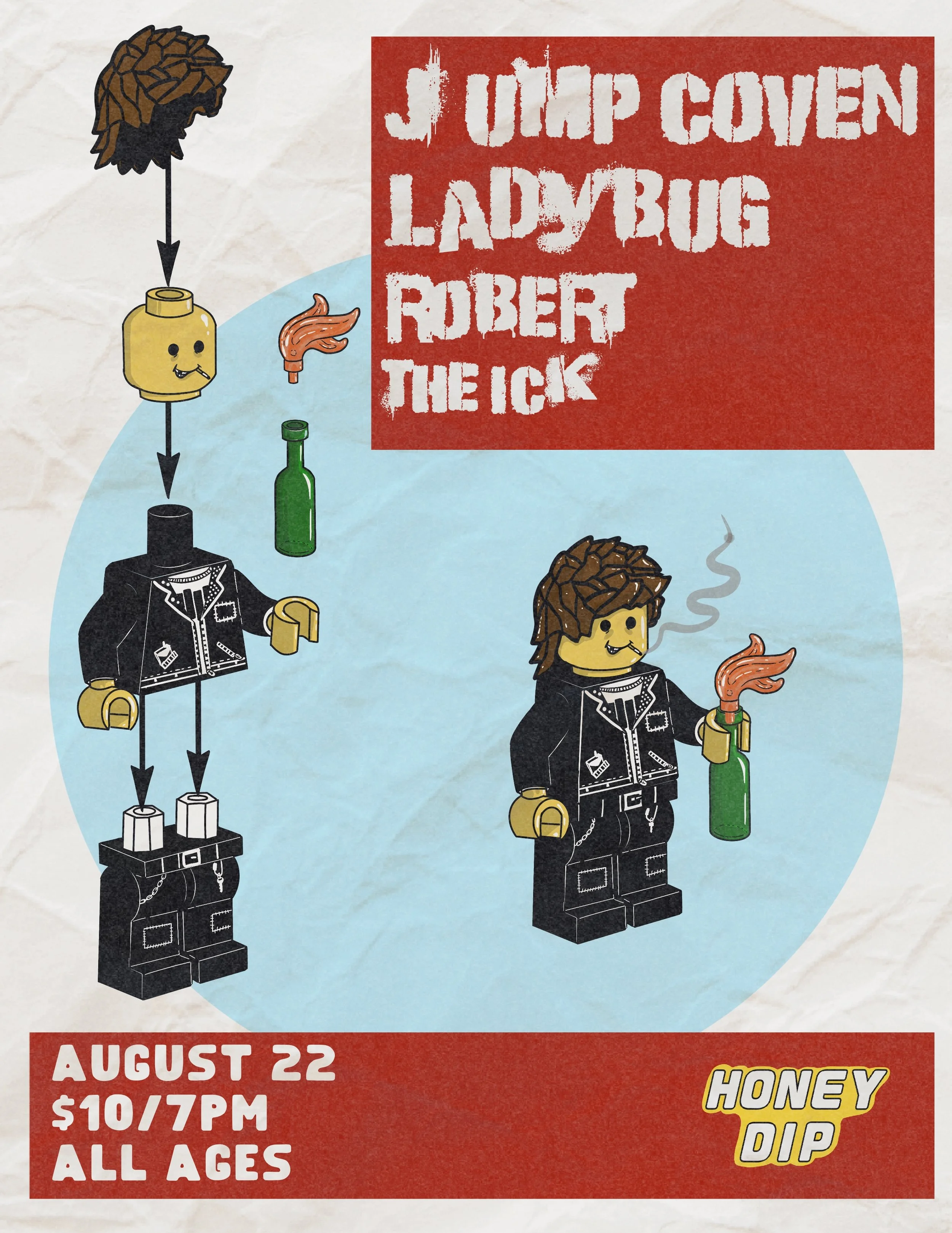 Jump Coven, Ladybug, Rober, The ice