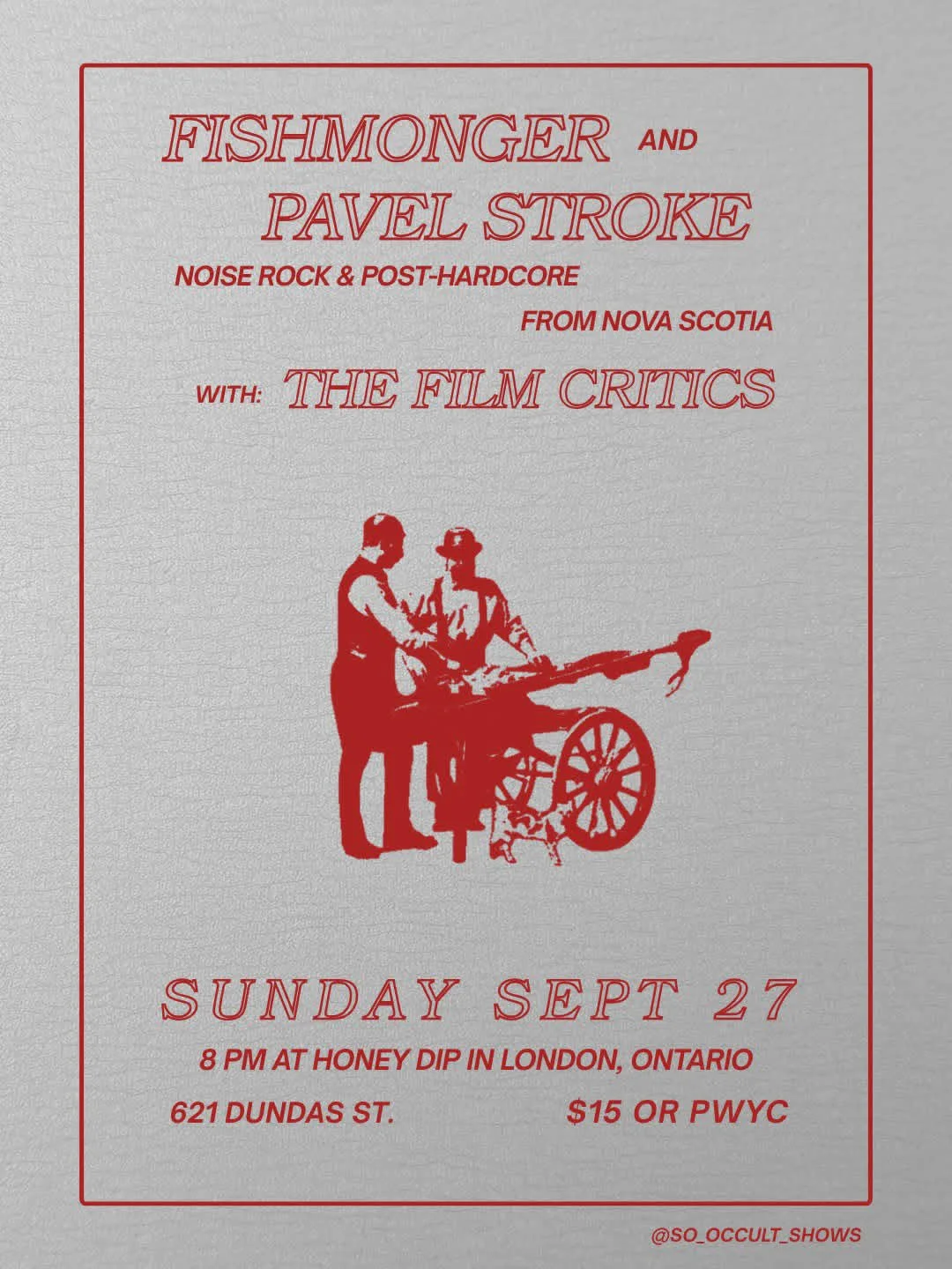 Fishmonger and Pavel Stroke with Film Critics