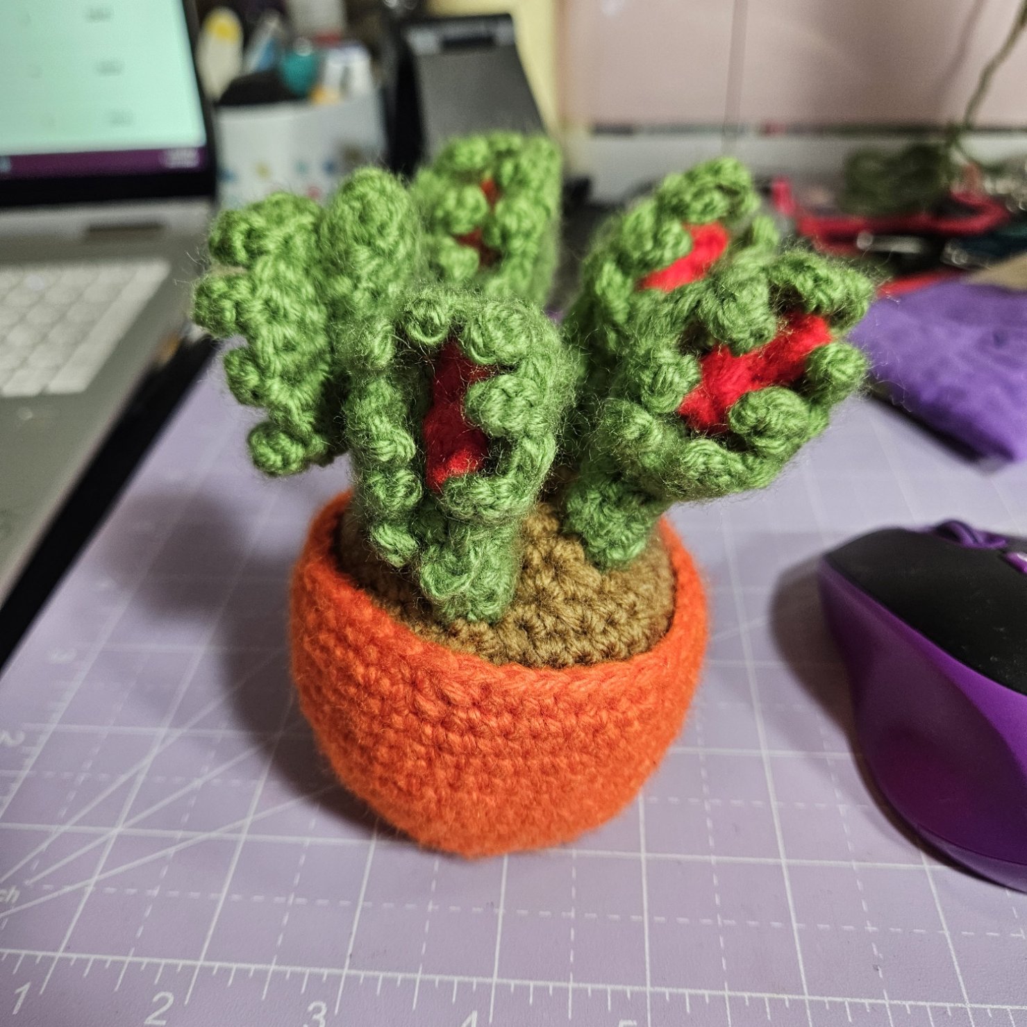 Crochet Plants - Venus Fly Trap