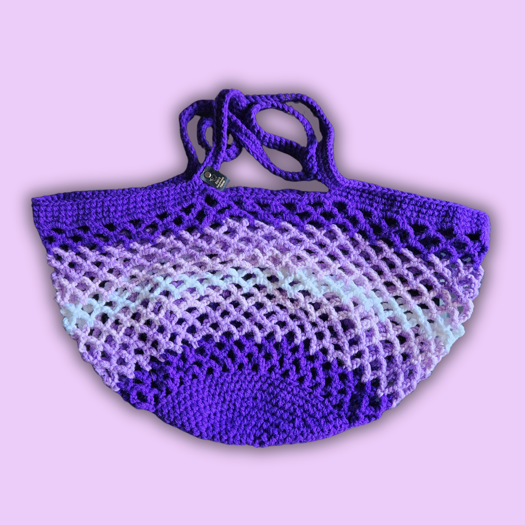 XL Purple Mesh Bag