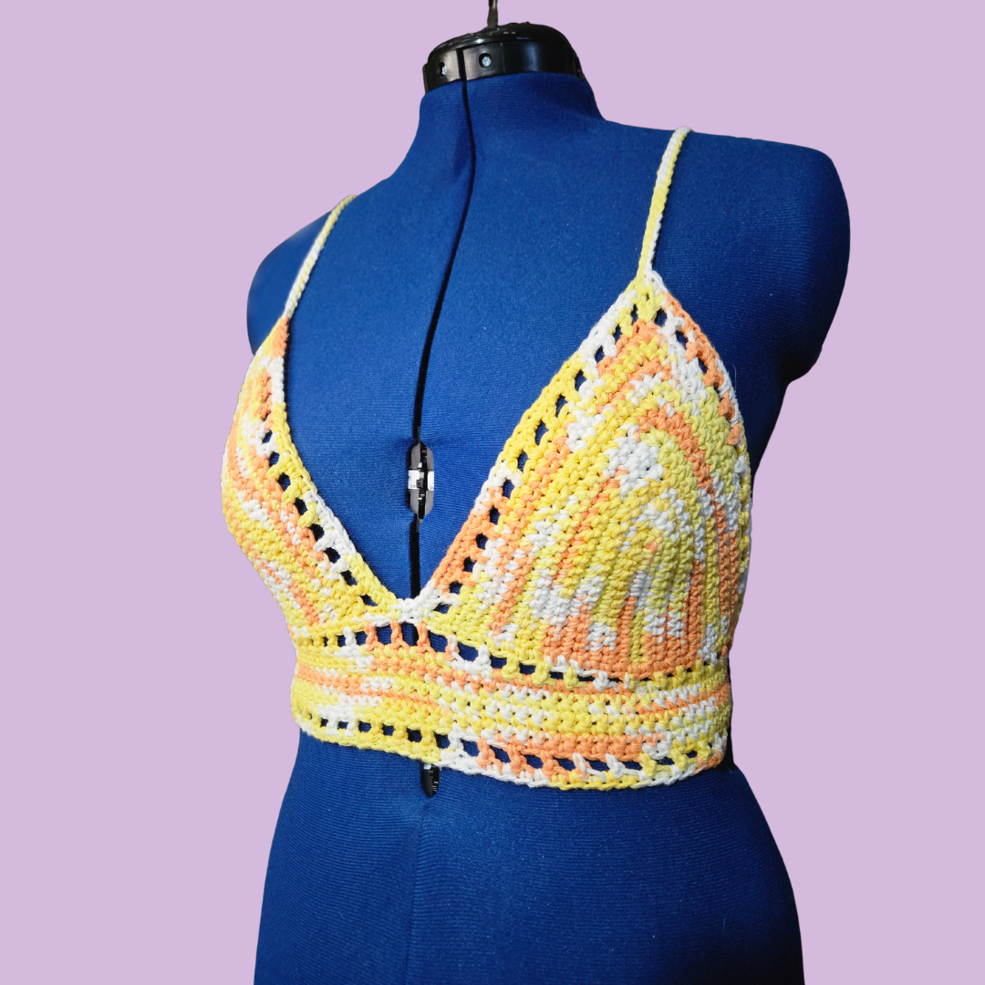 Lilly Tops - Creamsicle, 100% Cotton w/ added front lace up string