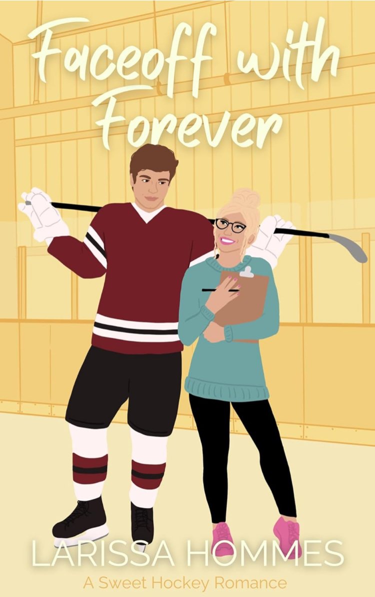 Faceoff with Forever Book Cover Larissa Hommes Sports Romance