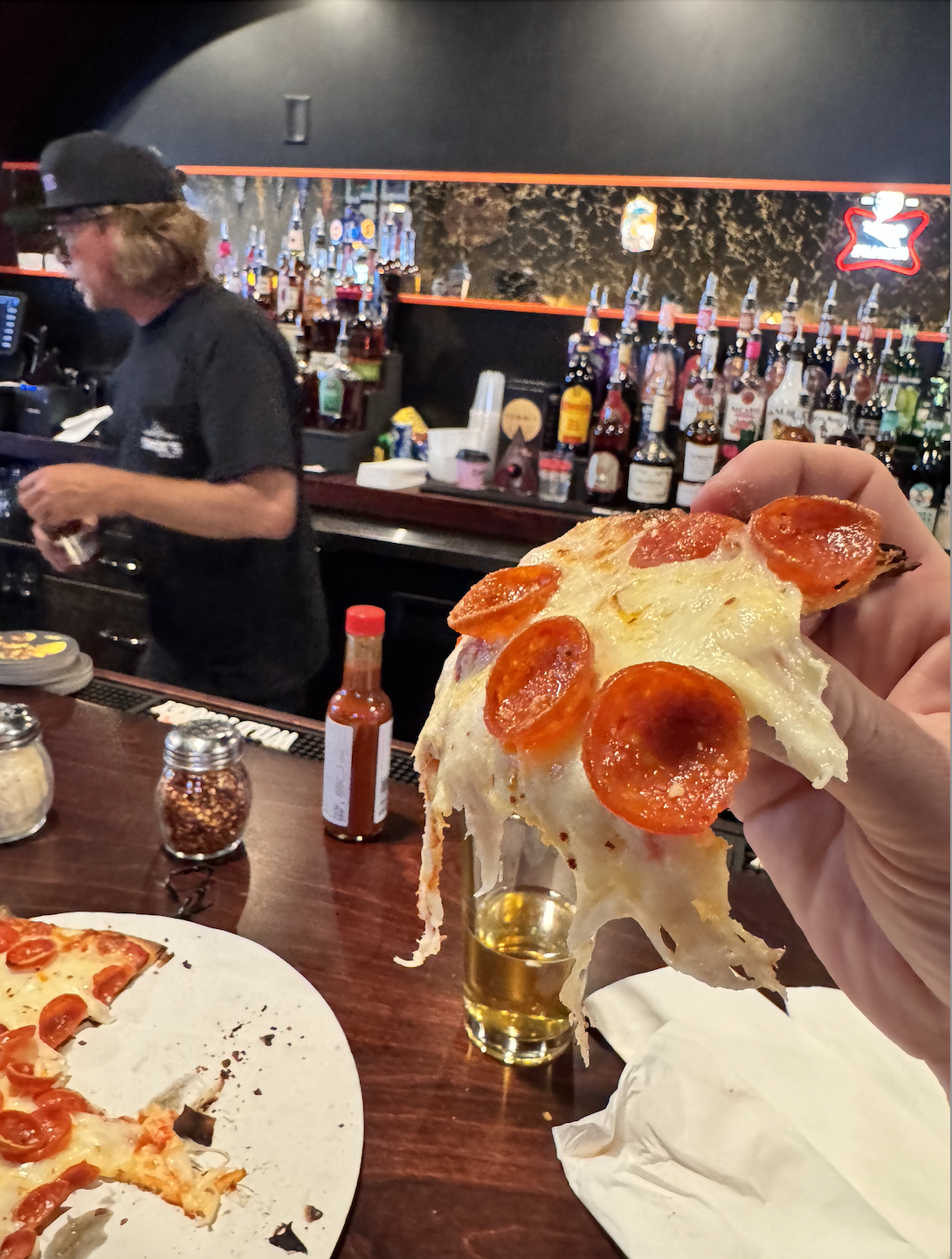 Smoe's neighborhood bar serving the city's best tavern style pizzas