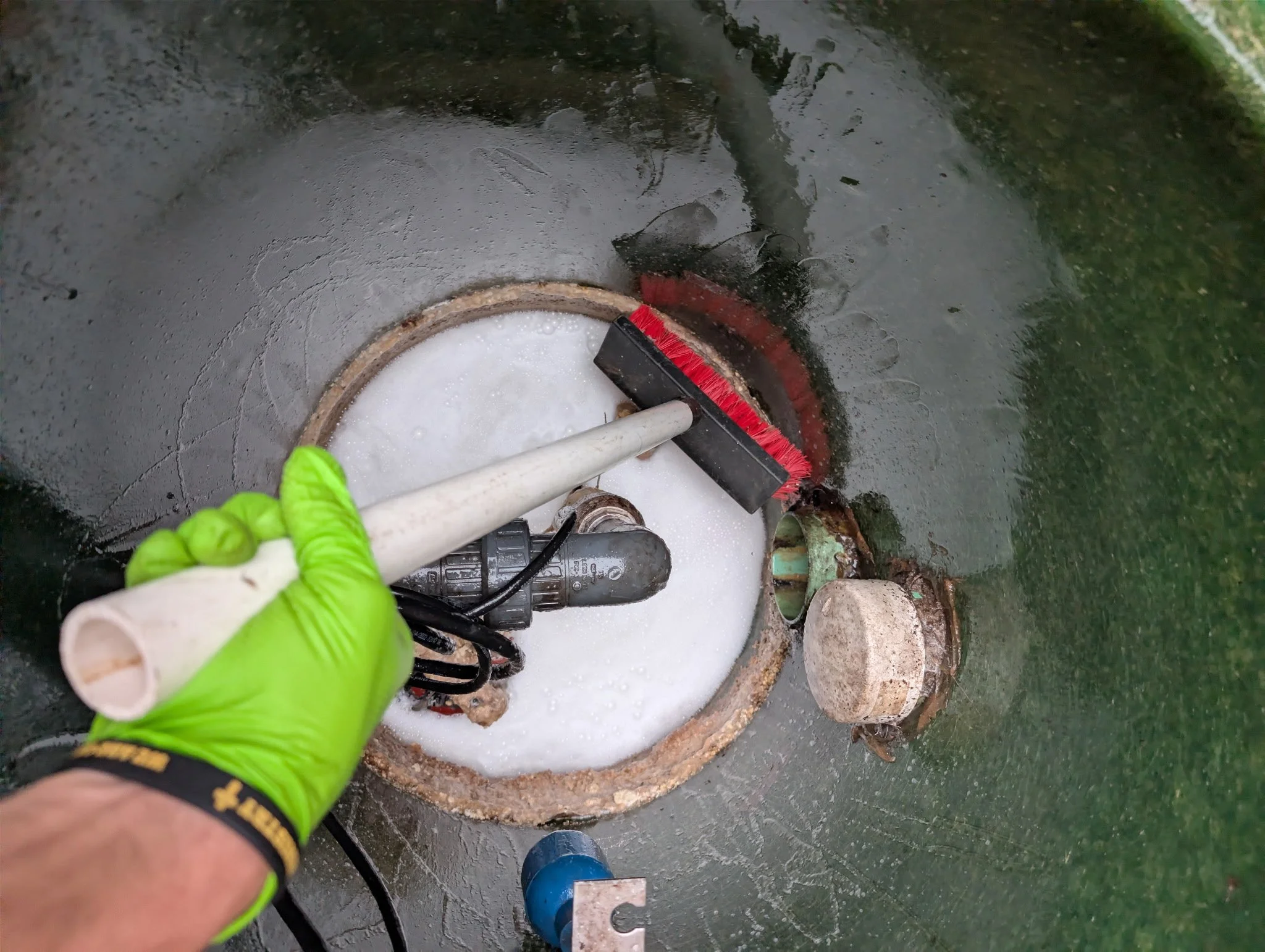 Grinder Pump Cleaning