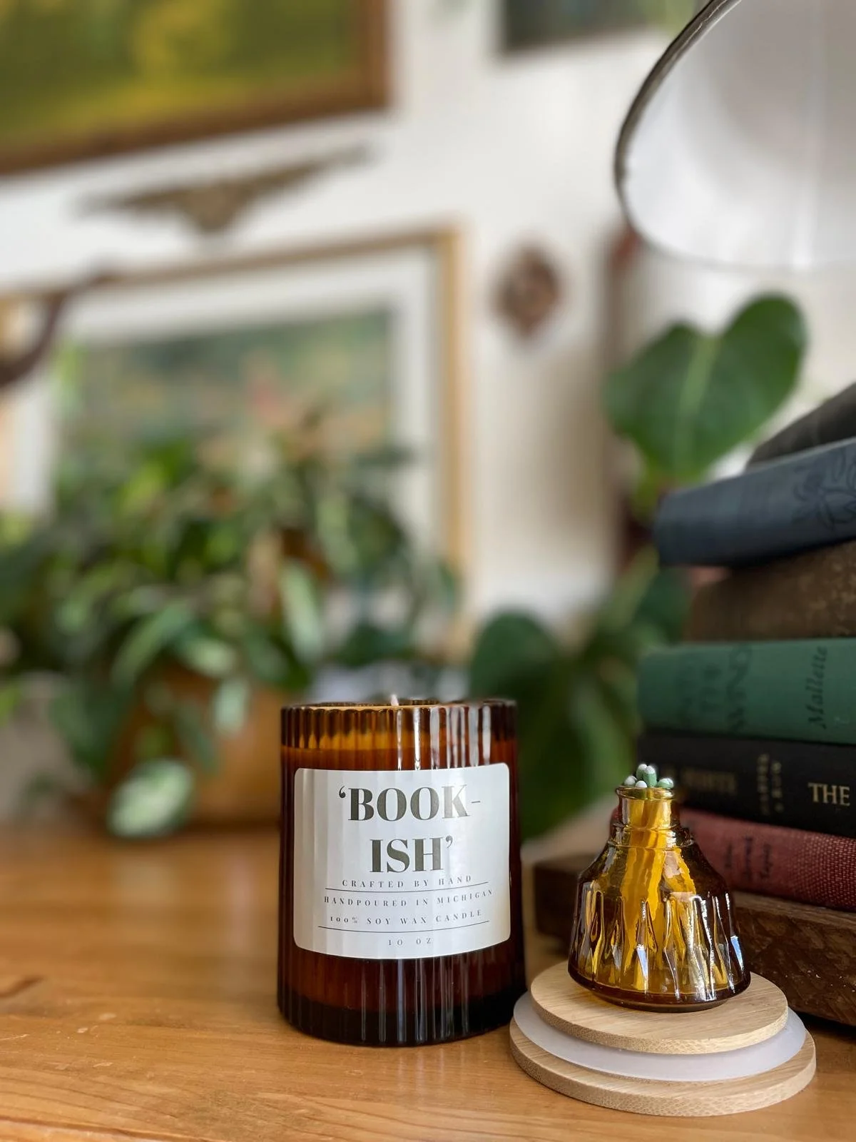 Bookish Soy Wax Candle 10 oz.