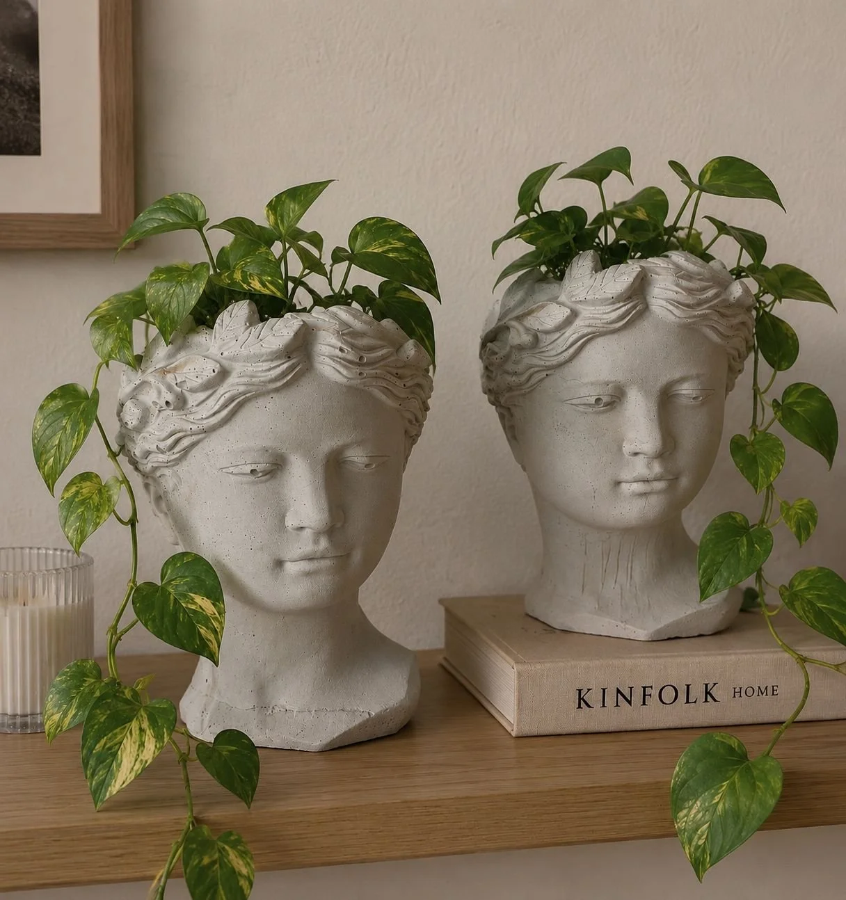 Grecian Bust Vase