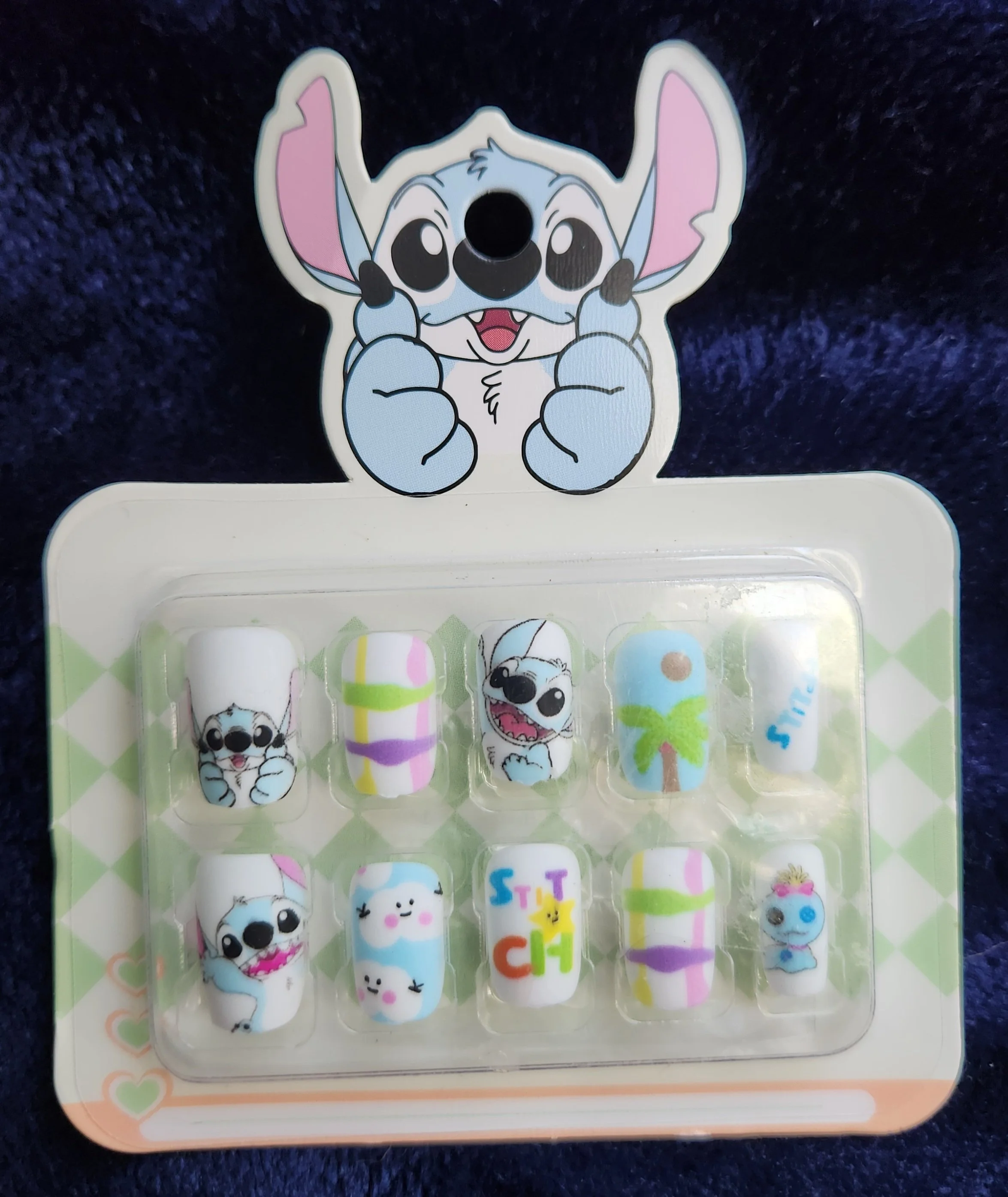 Stitch Press-On nails for Kids