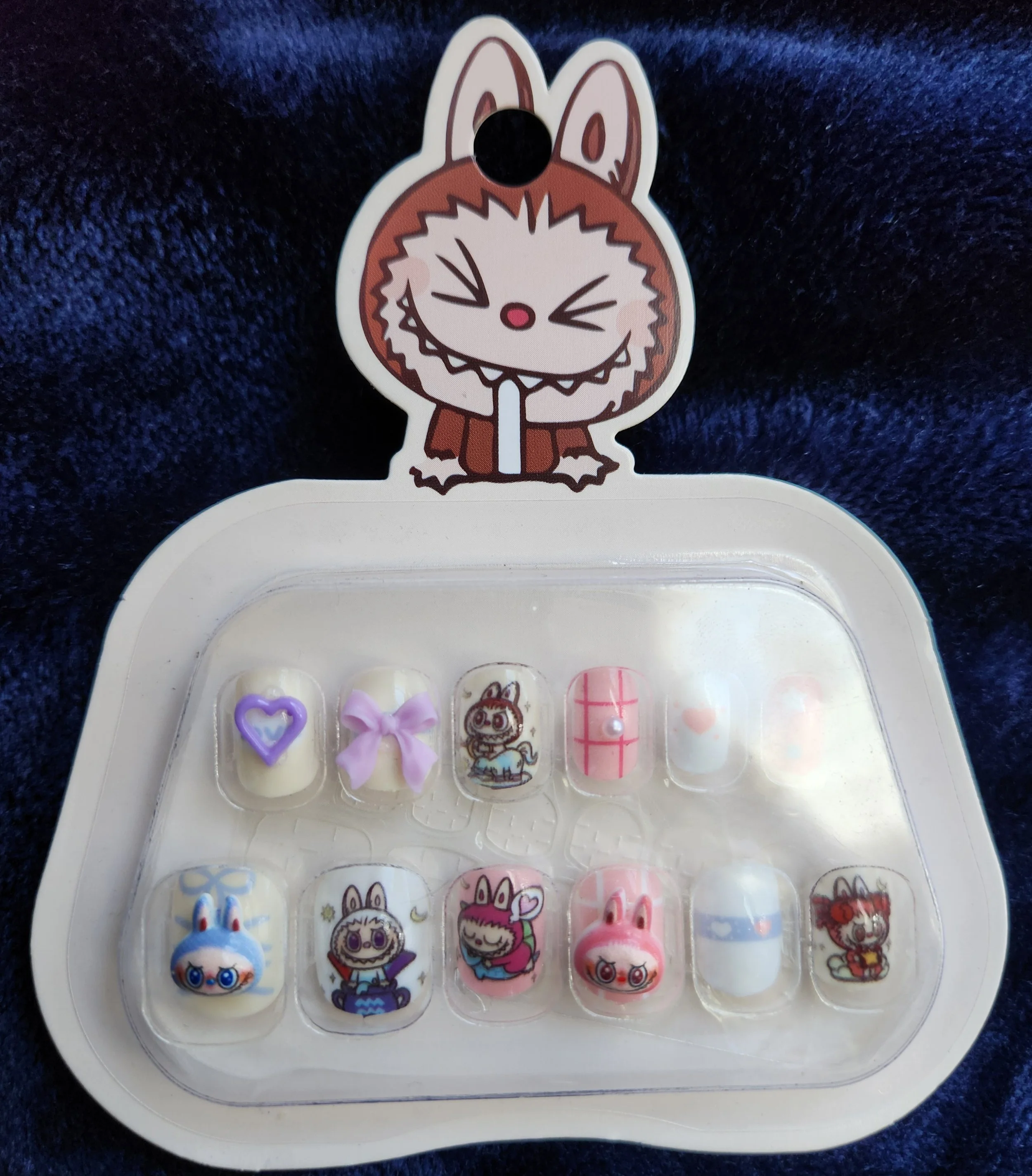 Labubu Press-on Nails for Kids