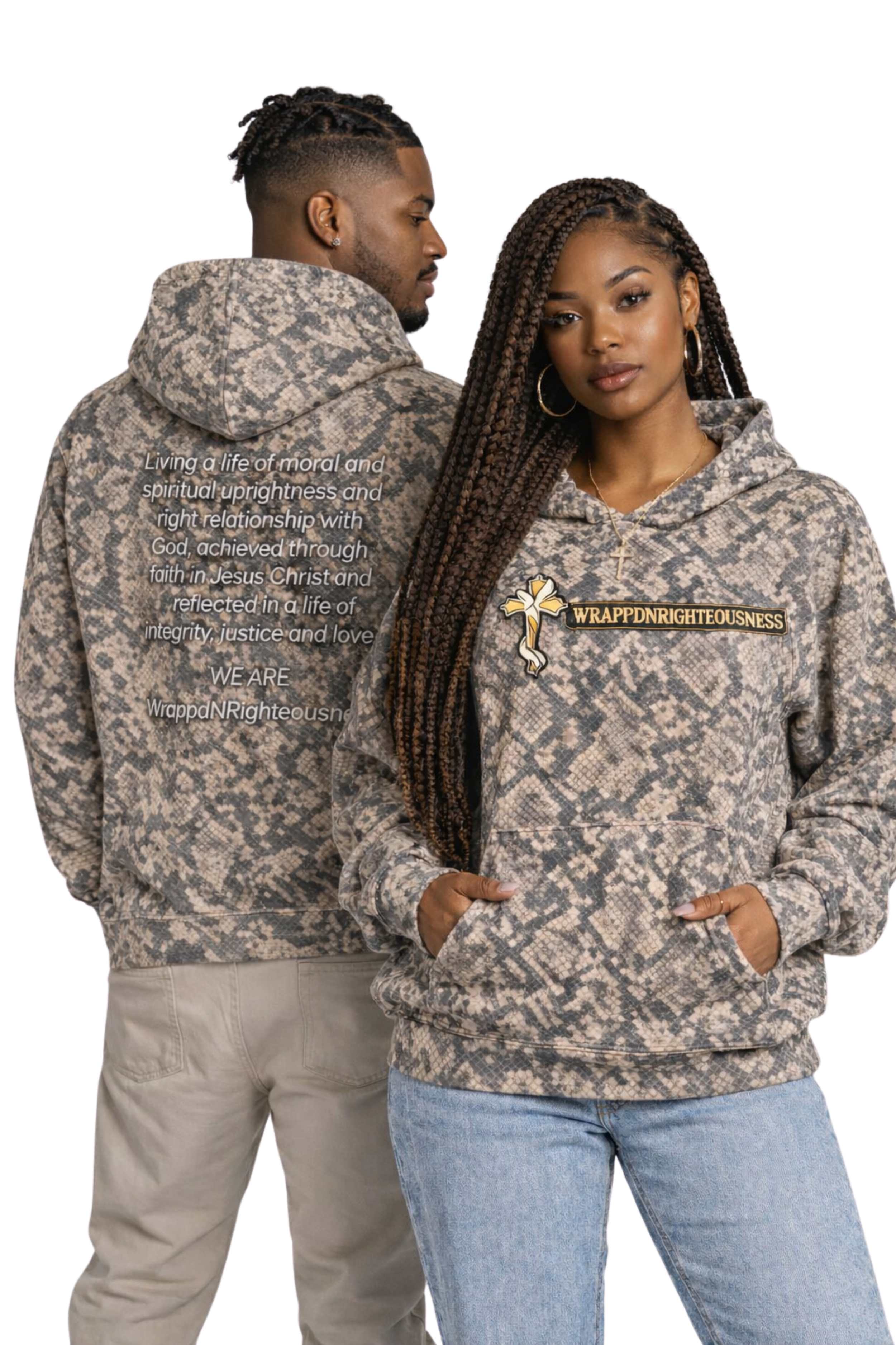 The Snake print Hoodie