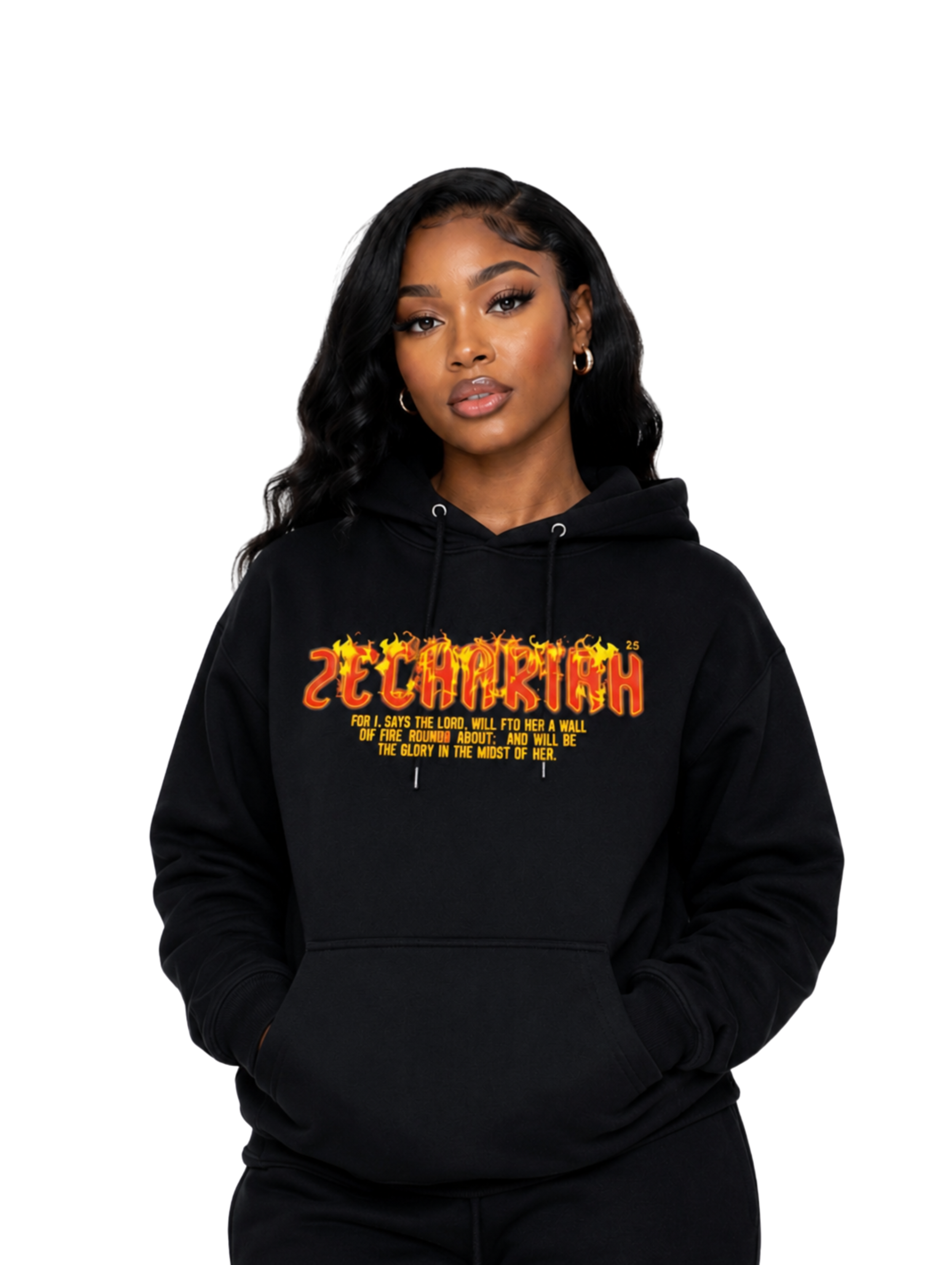 Zechariah Hoodie Unisex (Blk)