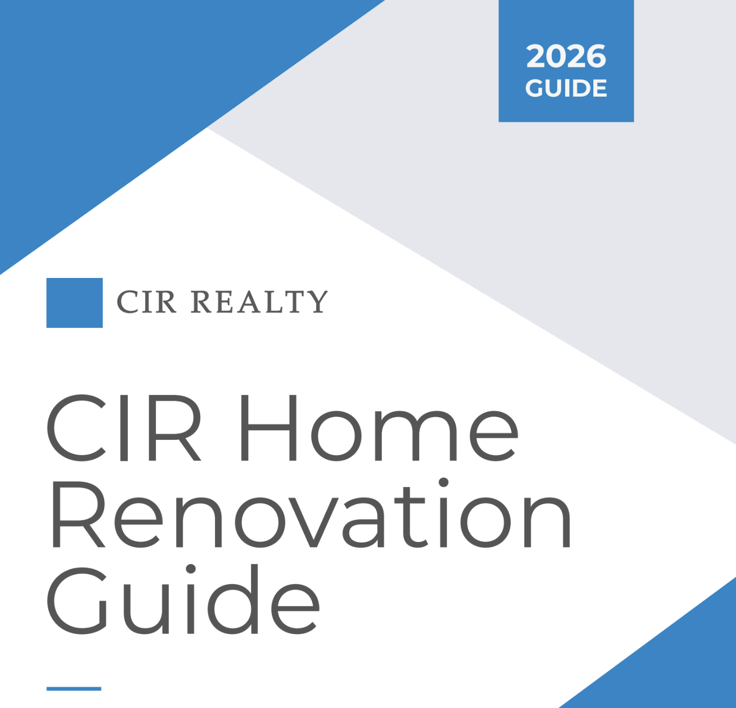 CIR Home Renovation Guide