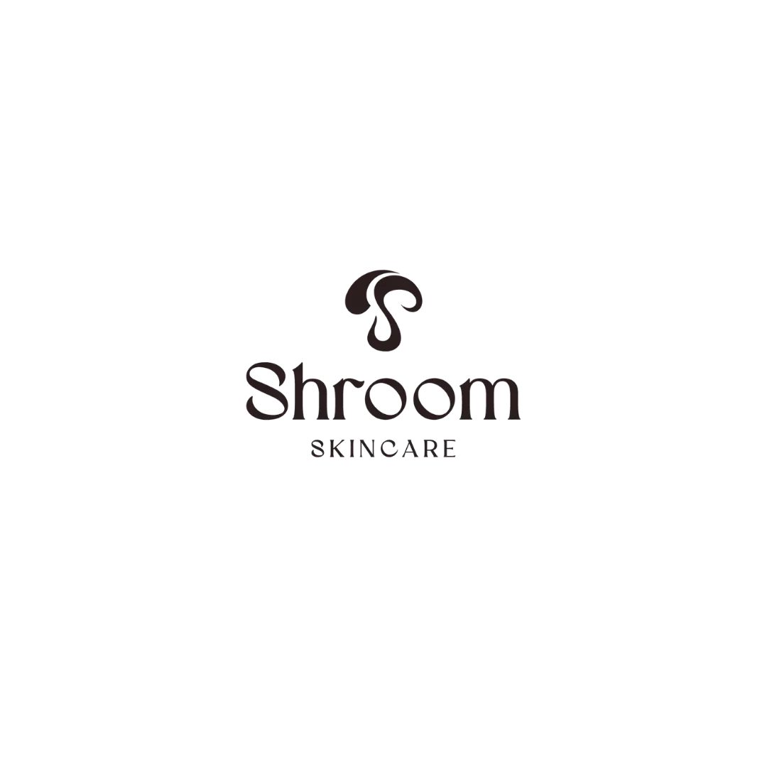 Shroom Skincare logo featuring a stylized mushroom above the text 'Shroom' and 'Skincare' below.