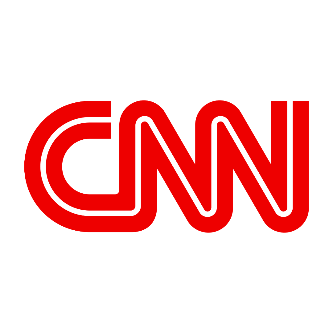 The CNN logo in red and black.