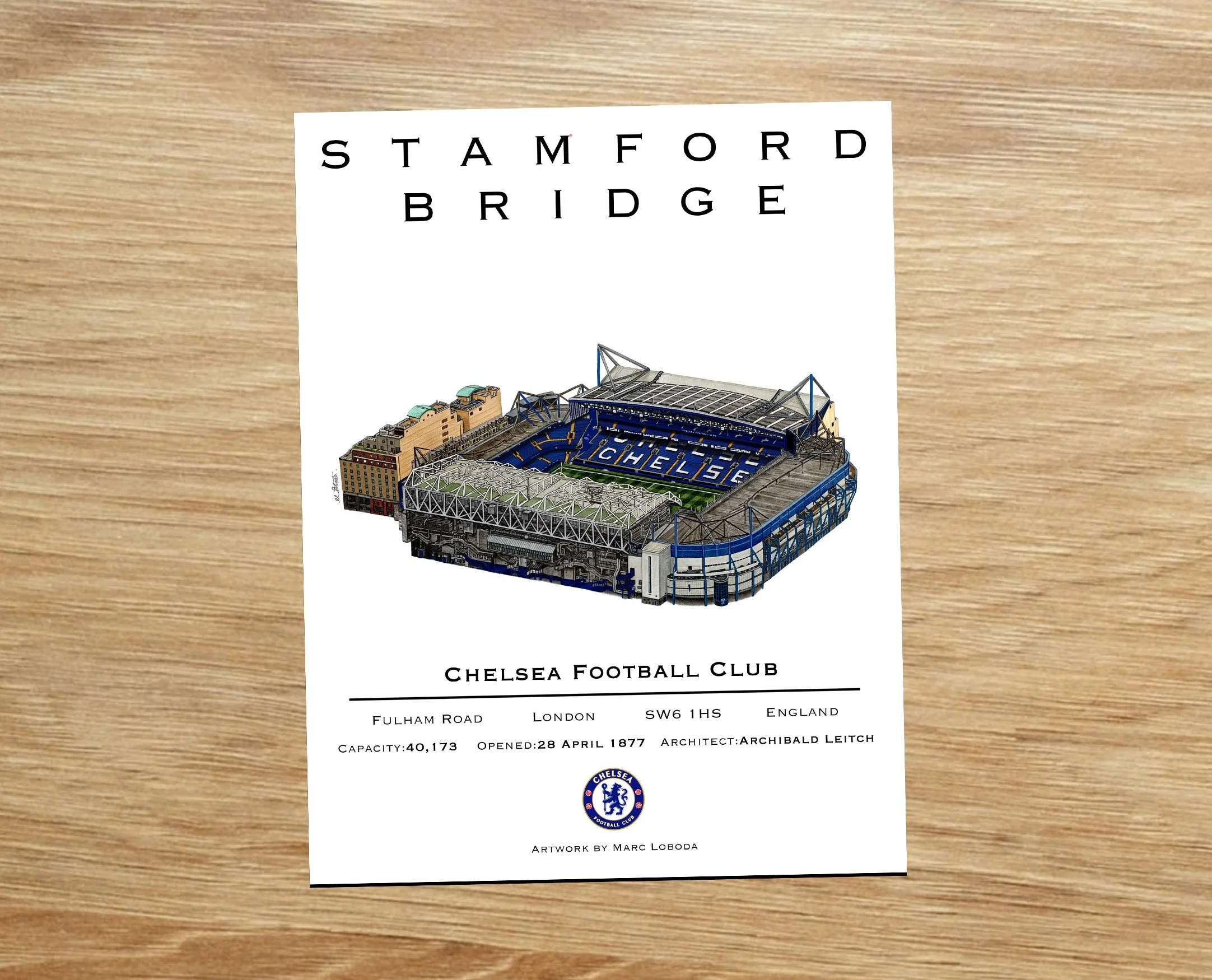 STAMFORD BRIDGE ALTERNATE PRINT