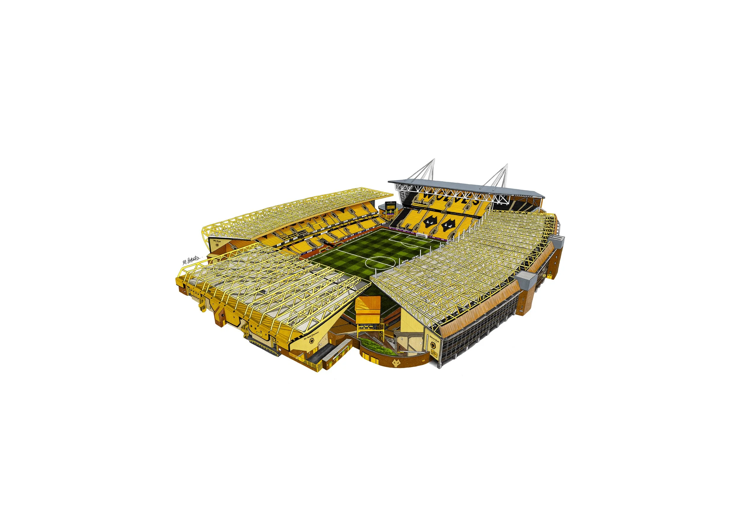 MOLINEUX STADIUM PRINT