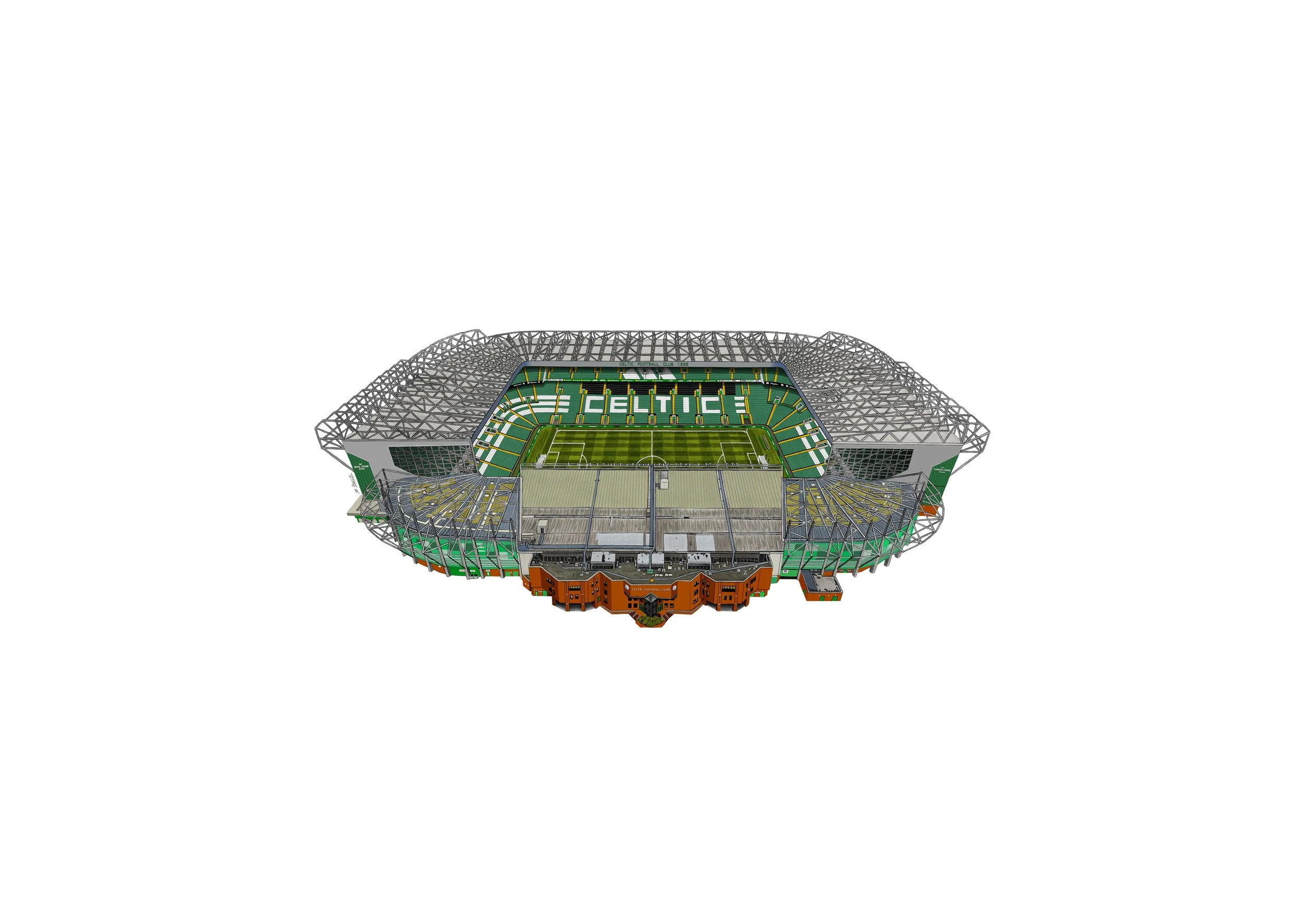 CELTIC PARK PRINT