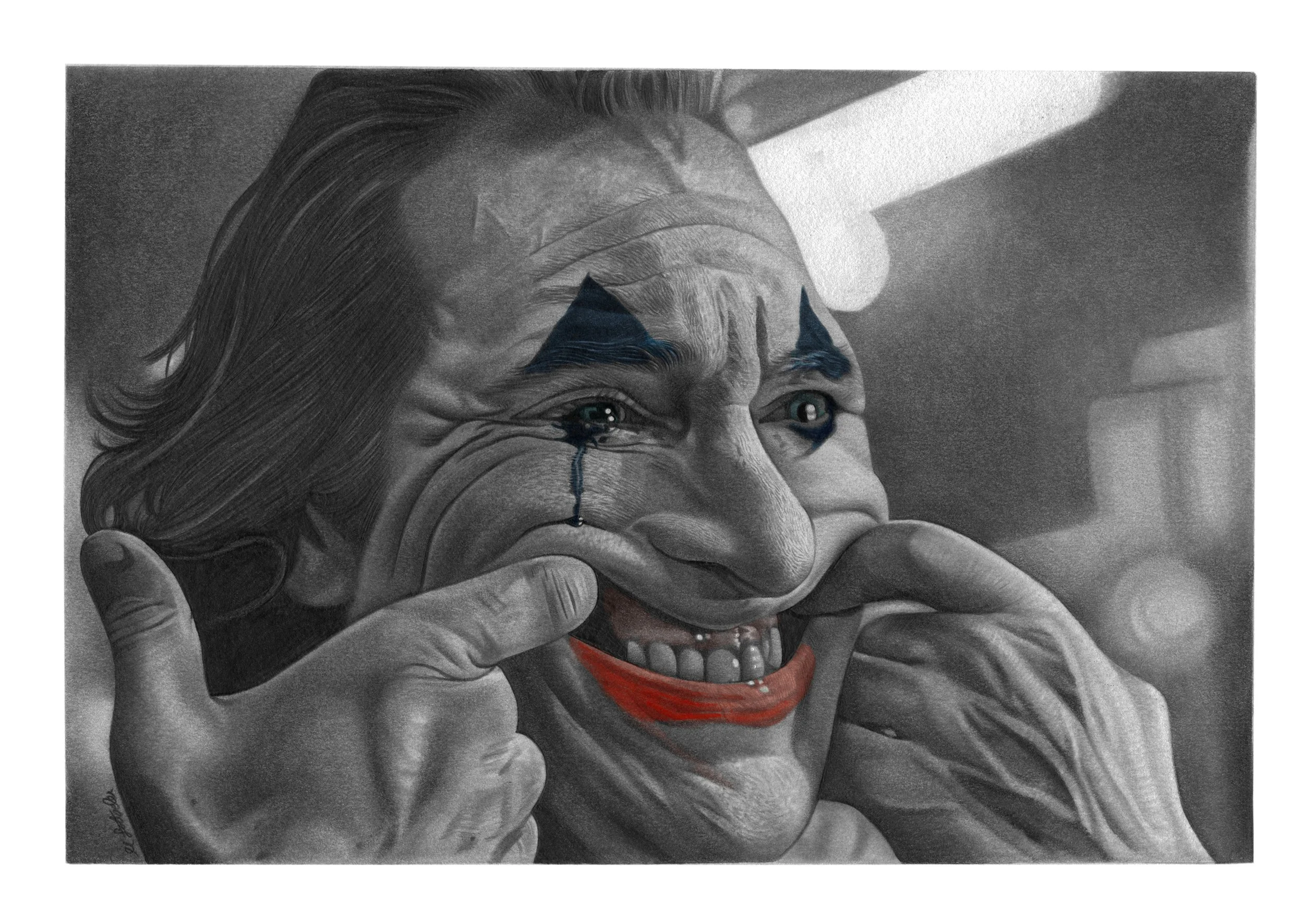 JOAQUIN PHOENIX JOKER PRINT