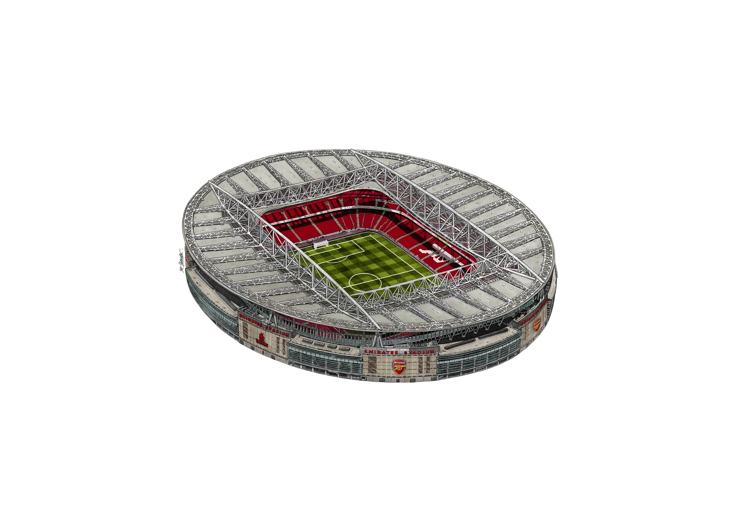 EMIRATES STADIUM PRINT