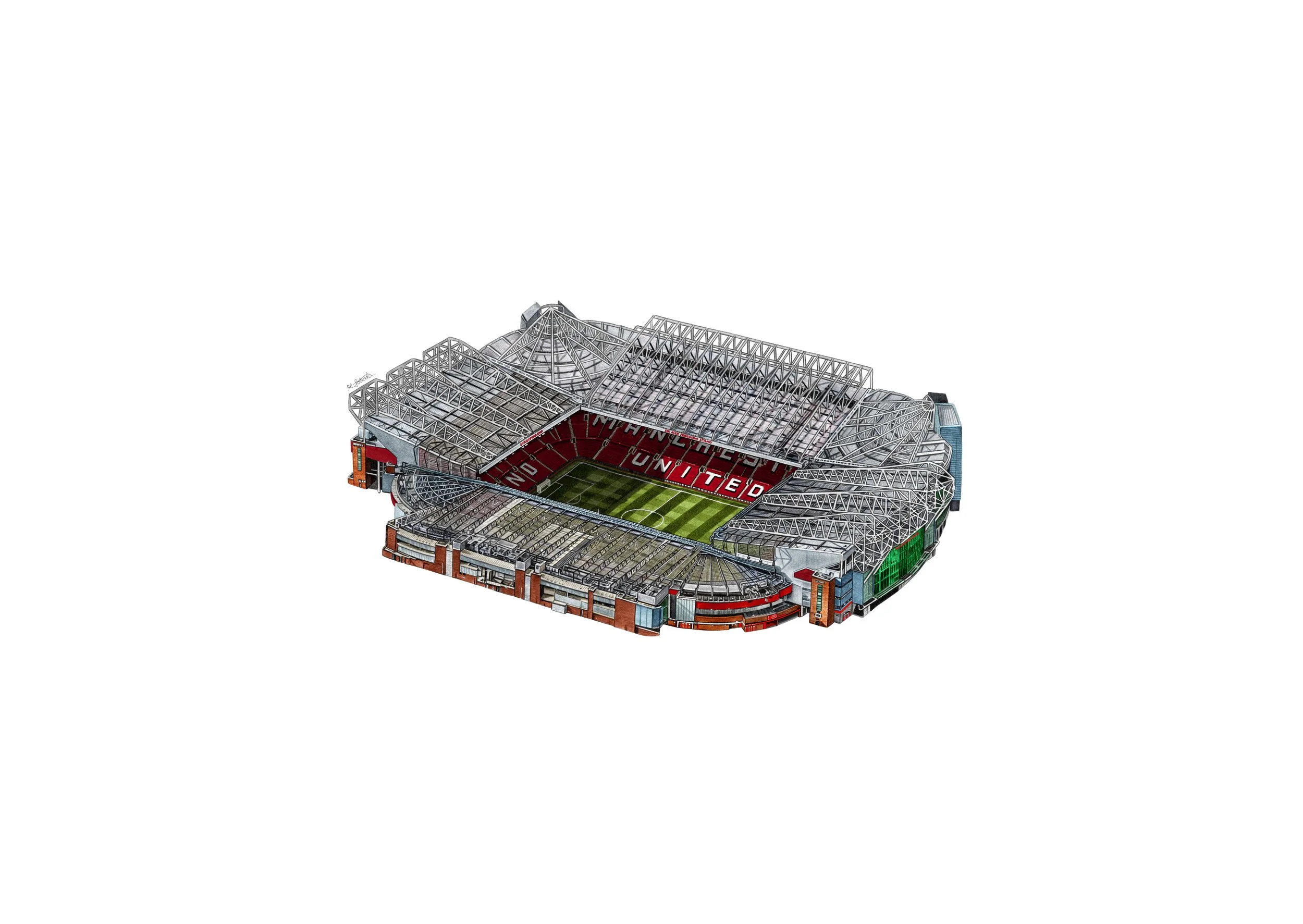 OLD TRAFFORD PRINT