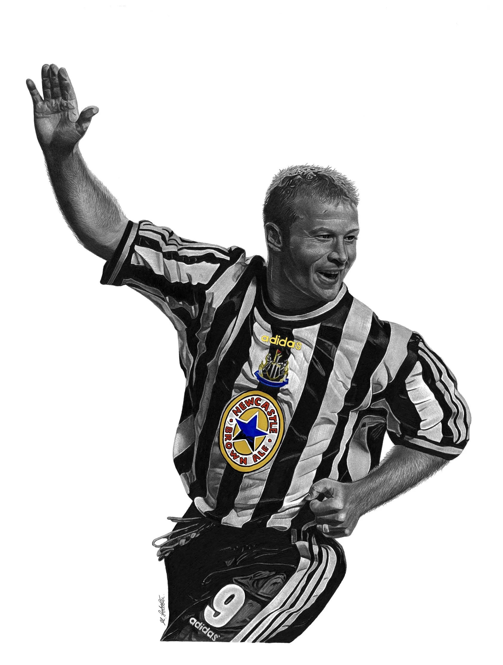 ALAN SHEARER PRINT