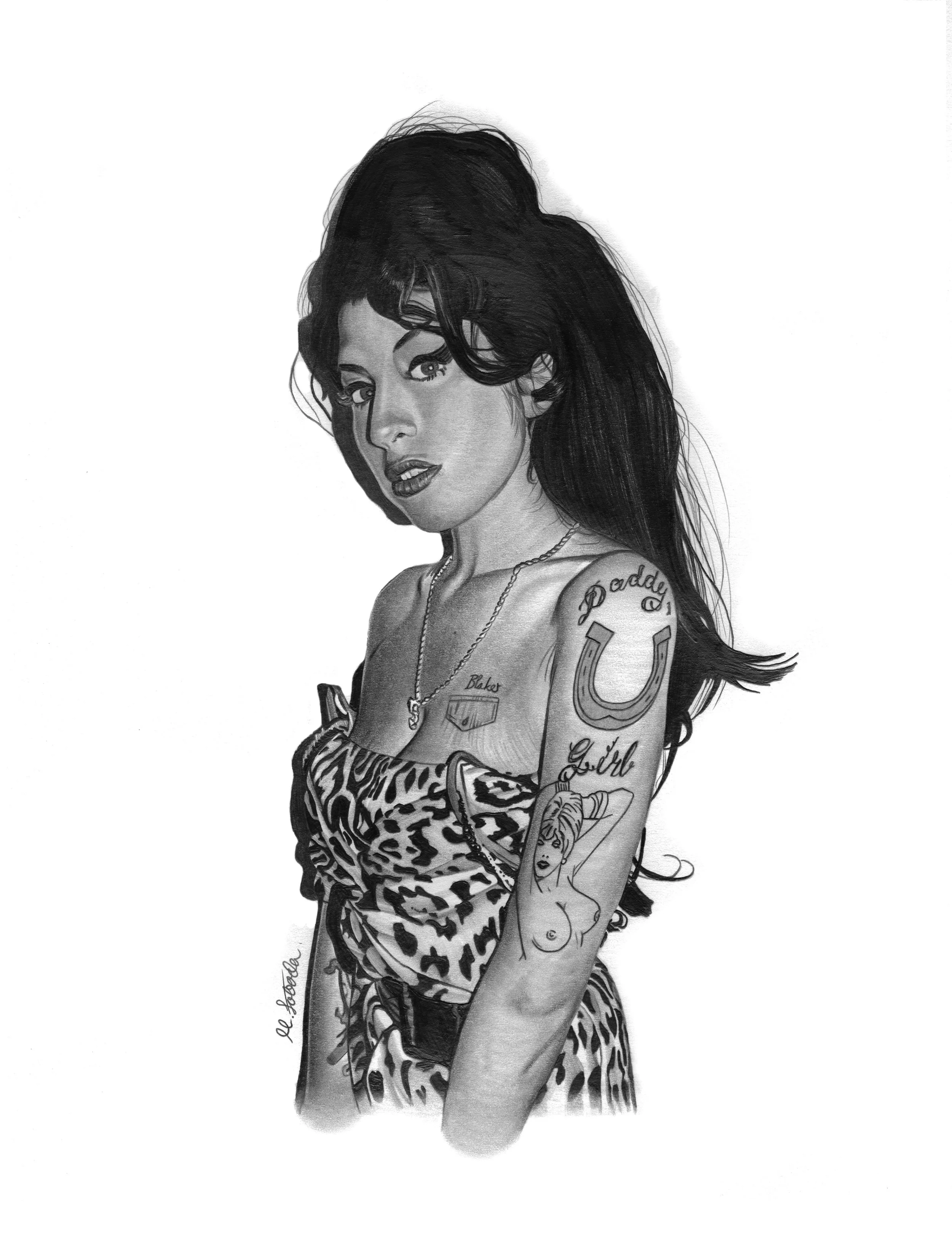 AMY WINEHOUSE PRINT