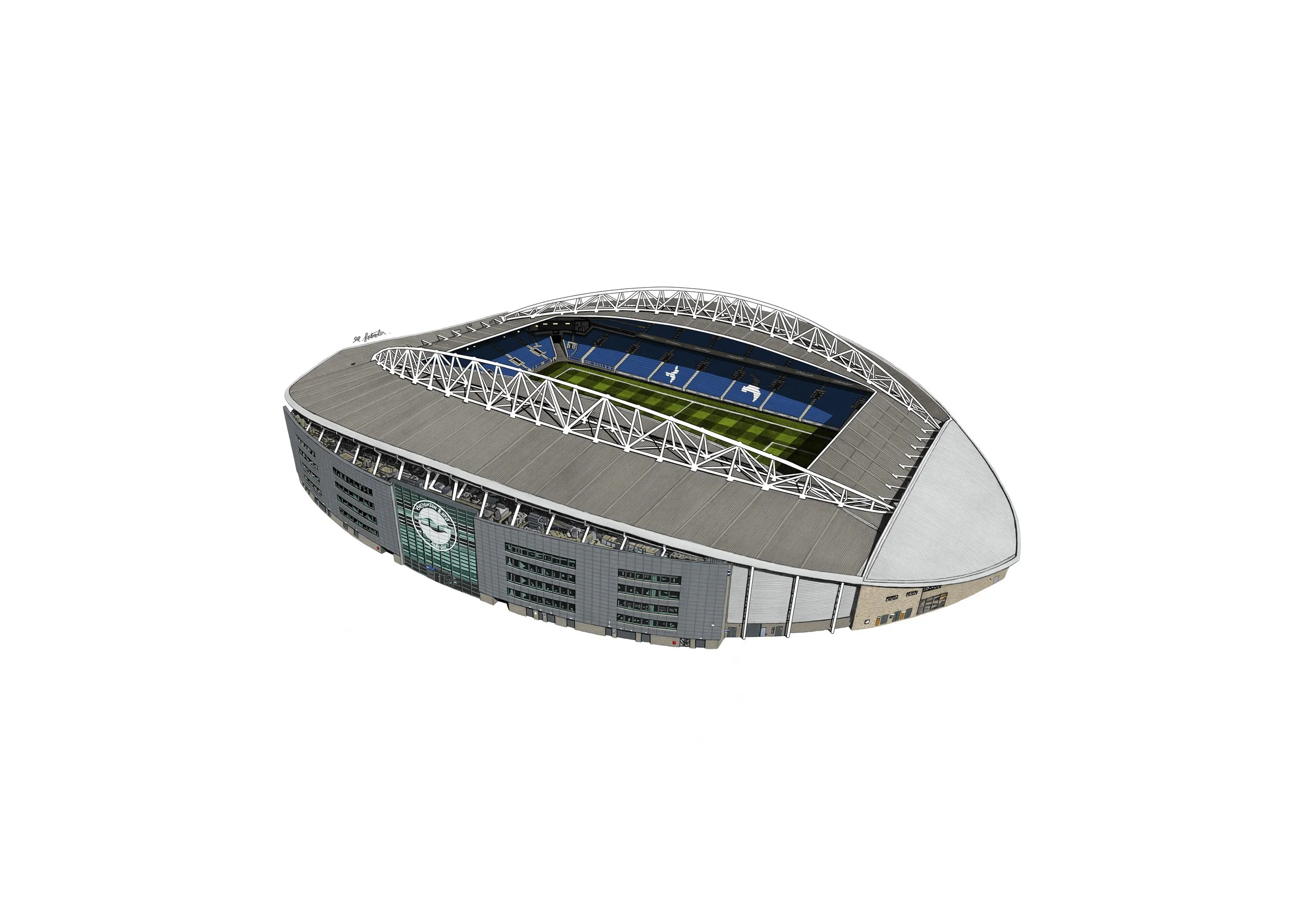 AMEX STADIUM PRINT