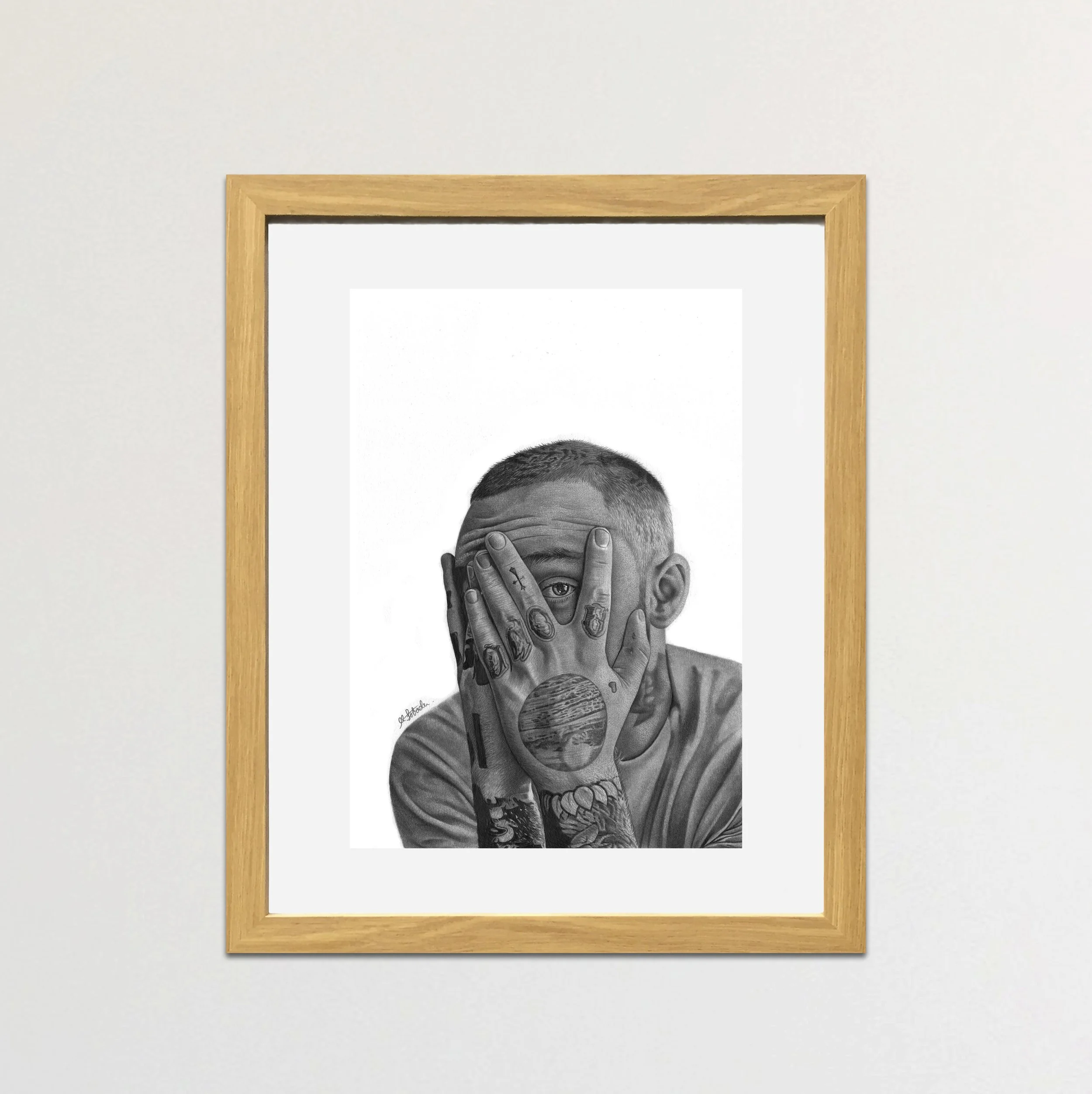 Mac Miller Framed Light Oak.jpg