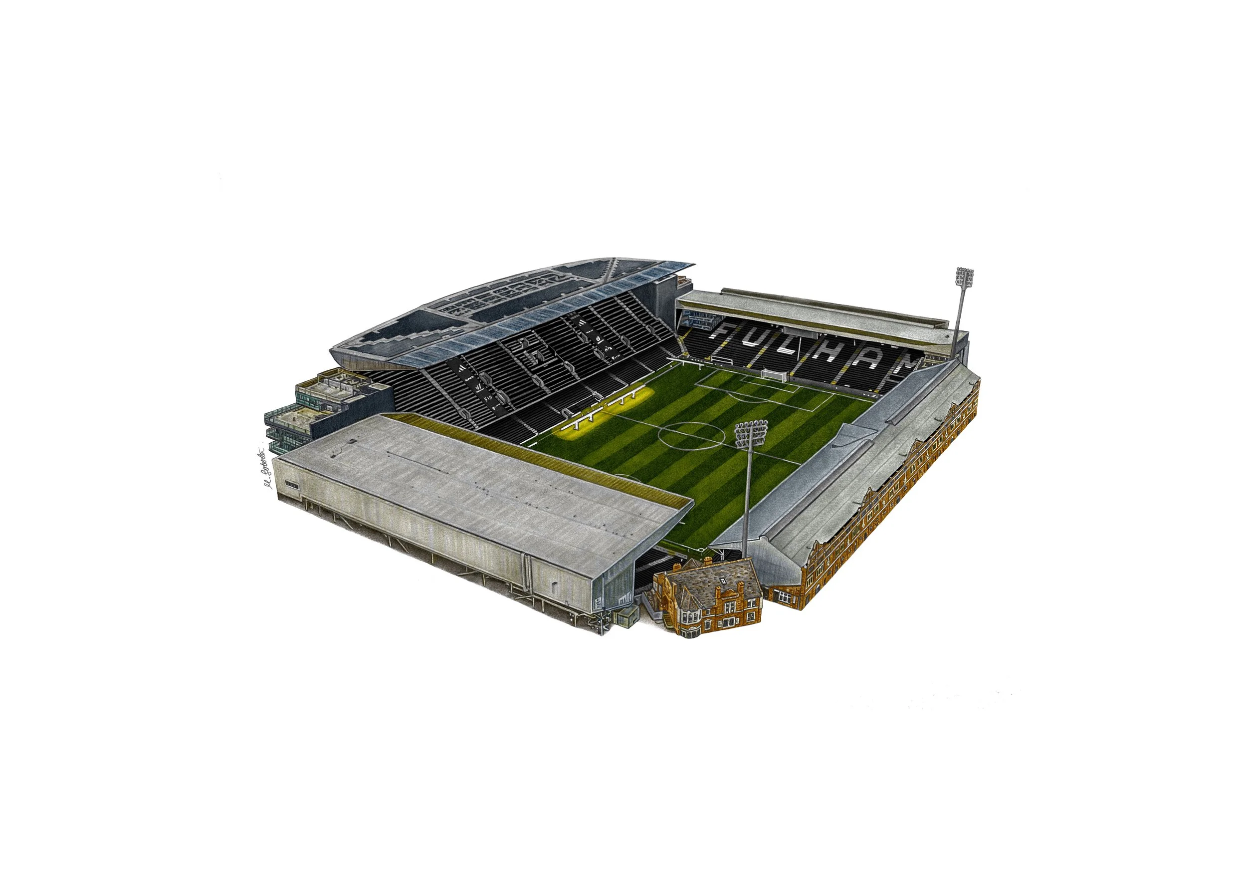 CRAVEN COTTAGE PRINT